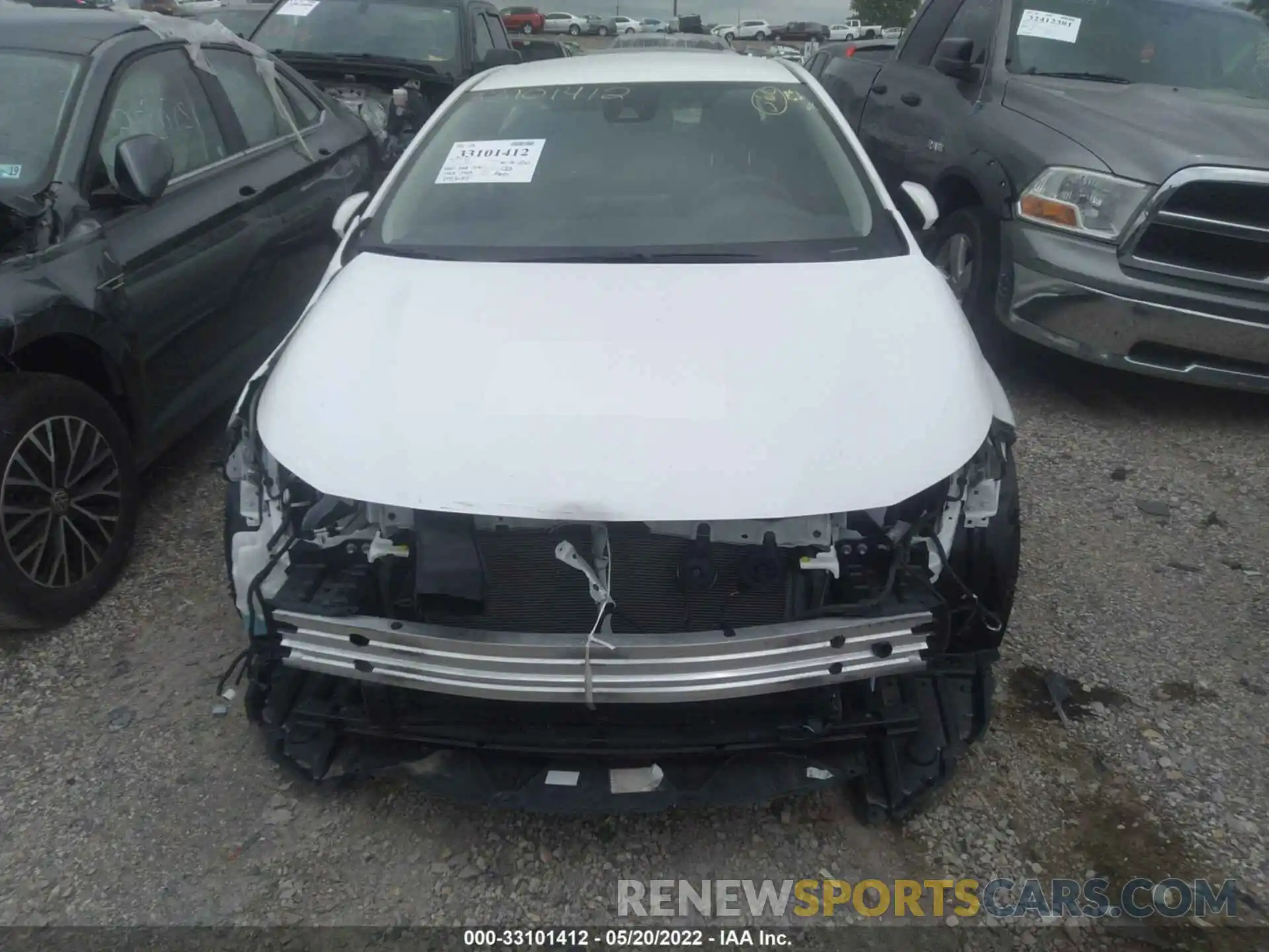 6 Photograph of a damaged car JTDEBRBE2LJ021475 TOYOTA COROLLA 2020