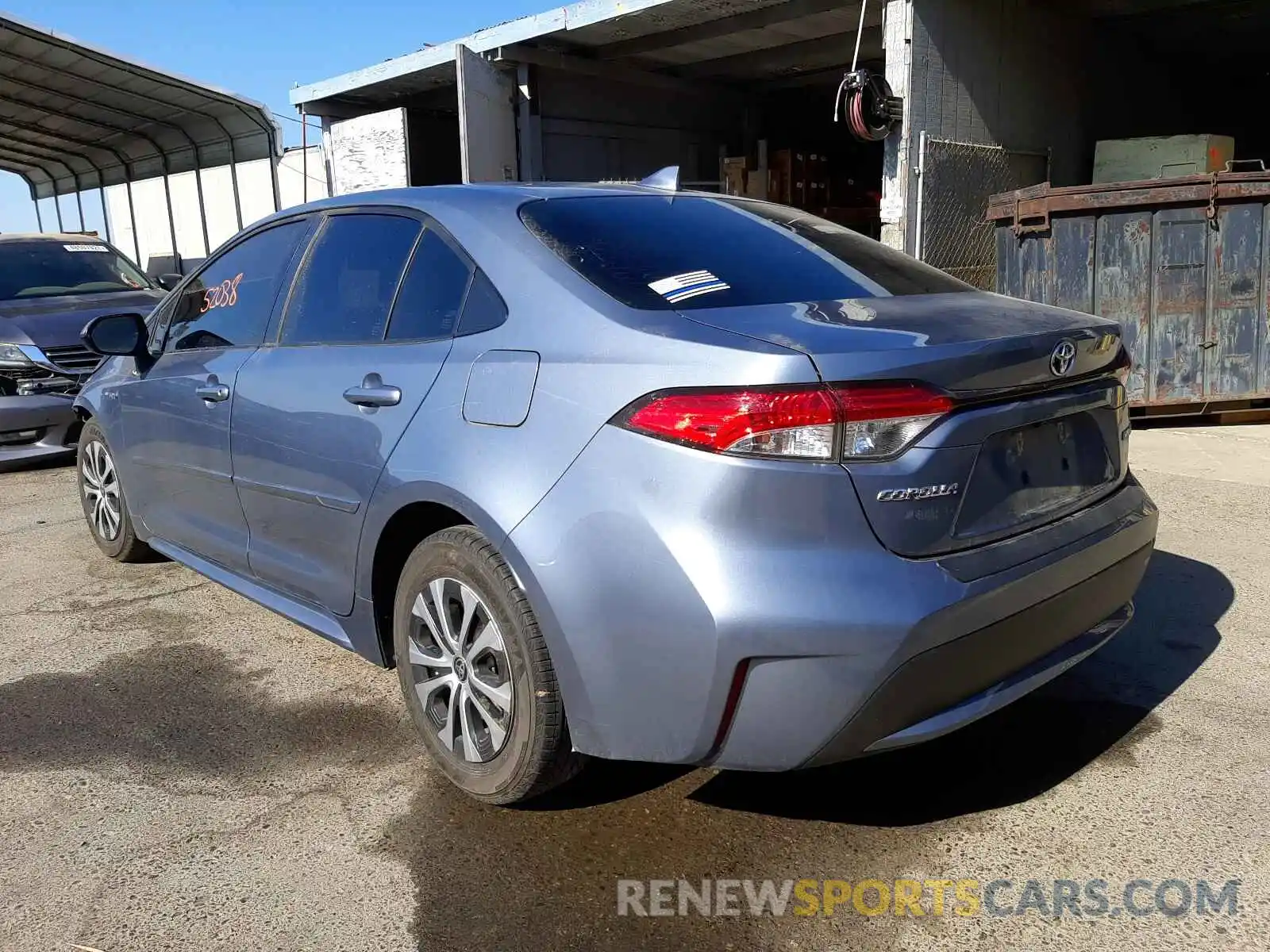 3 Photograph of a damaged car JTDEBRBE2LJ022464 TOYOTA COROLLA 2020