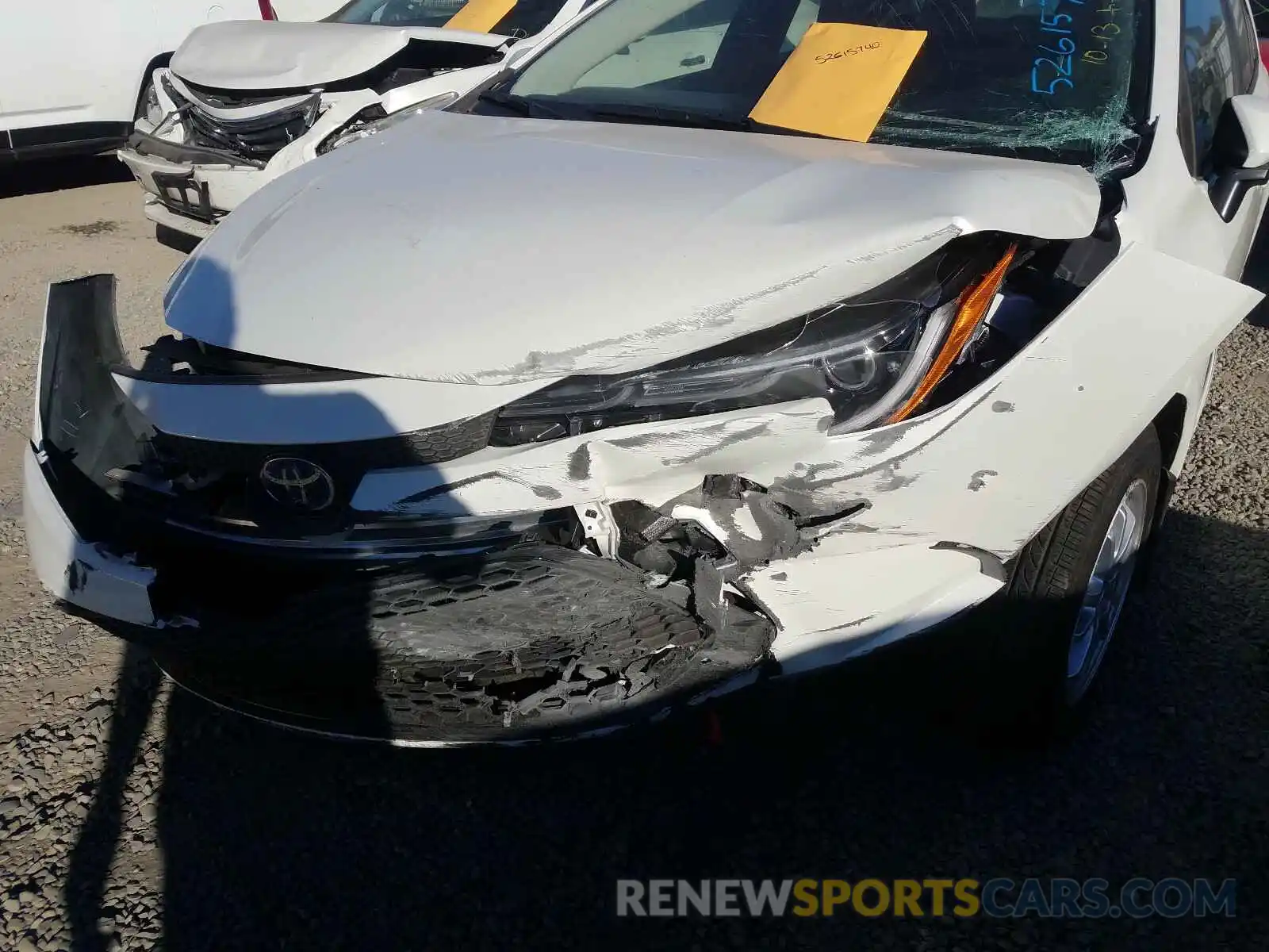 9 Photograph of a damaged car JTDEBRBE2LJ022688 TOYOTA COROLLA 2020