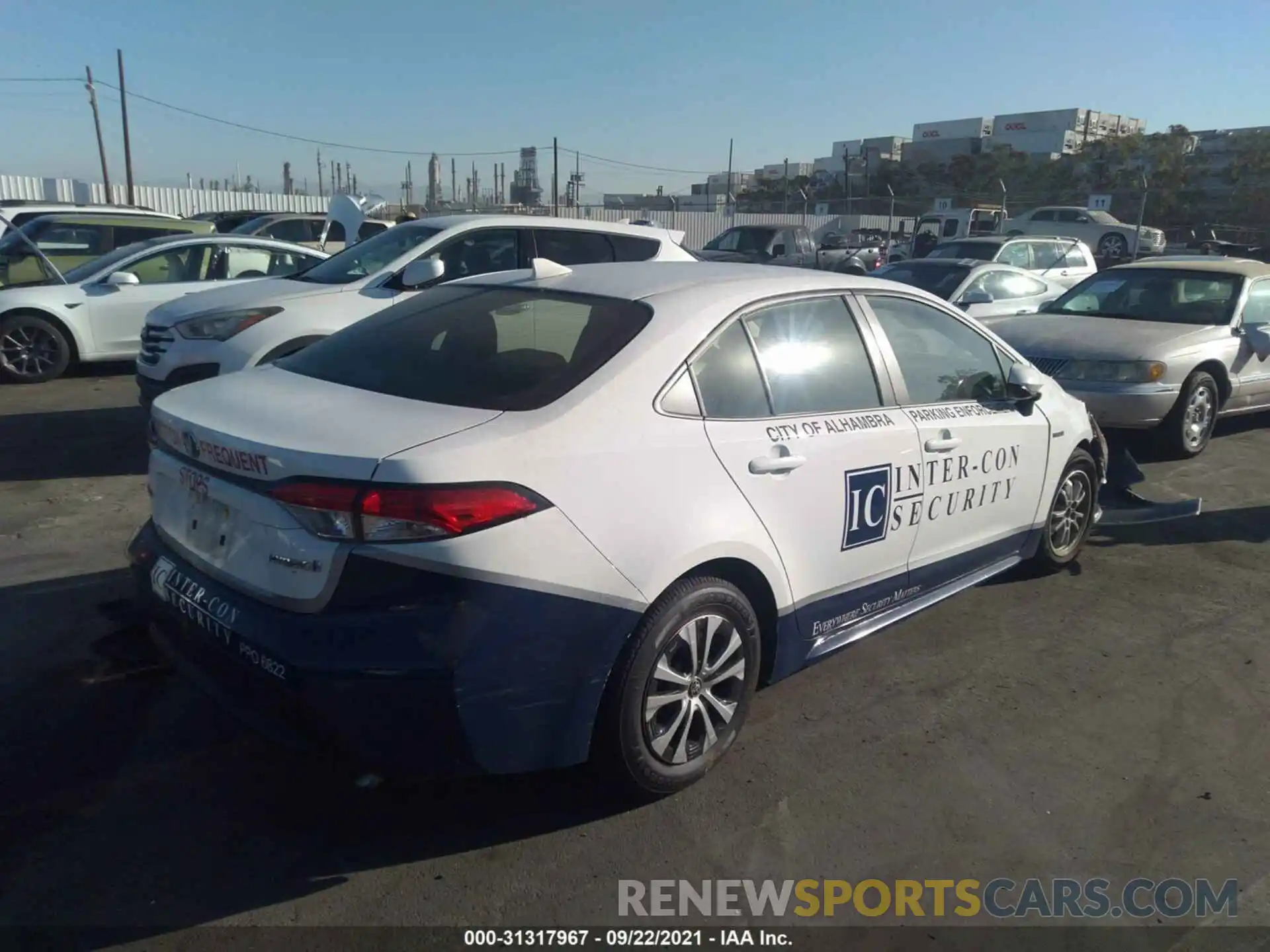 4 Photograph of a damaged car JTDEBRBE2LJ023081 TOYOTA COROLLA 2020