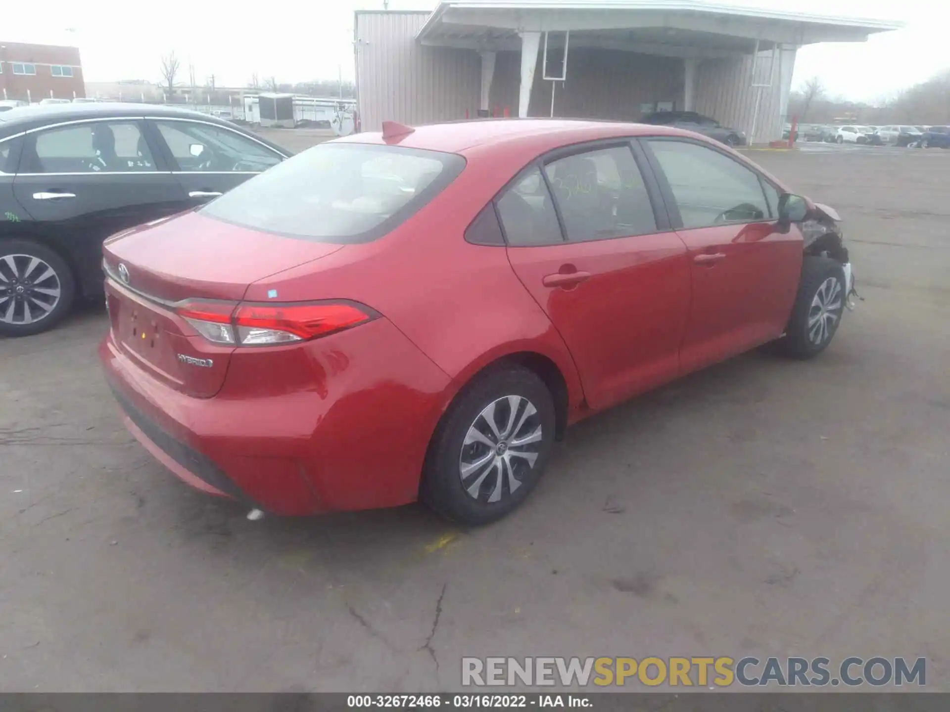 4 Photograph of a damaged car JTDEBRBE2LJ023839 TOYOTA COROLLA 2020