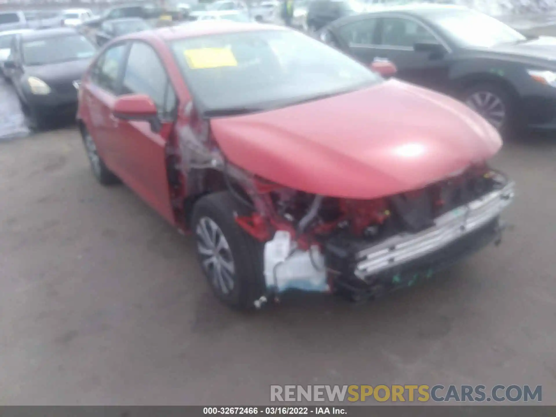 6 Photograph of a damaged car JTDEBRBE2LJ023839 TOYOTA COROLLA 2020