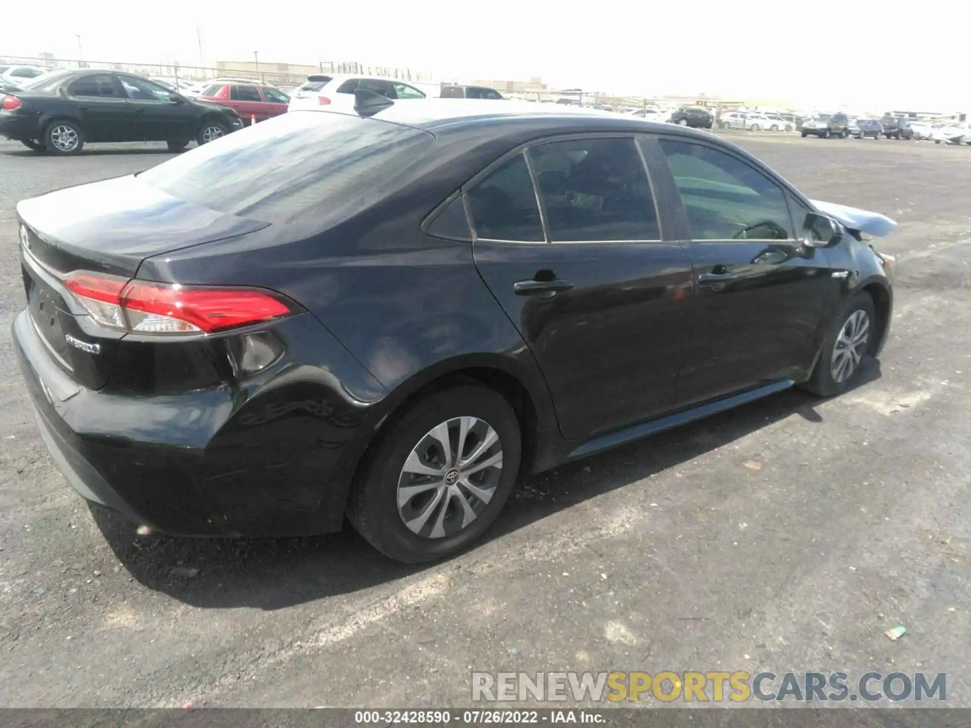 4 Photograph of a damaged car JTDEBRBE2LJ026112 TOYOTA COROLLA 2020