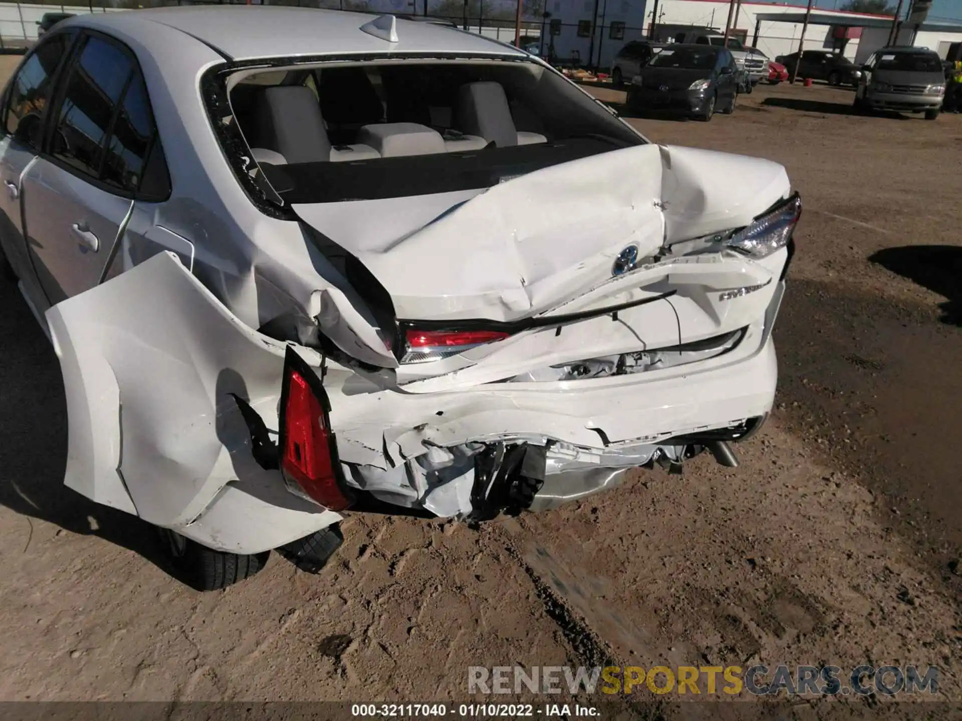 6 Photograph of a damaged car JTDEBRBE2LJ027602 TOYOTA COROLLA 2020