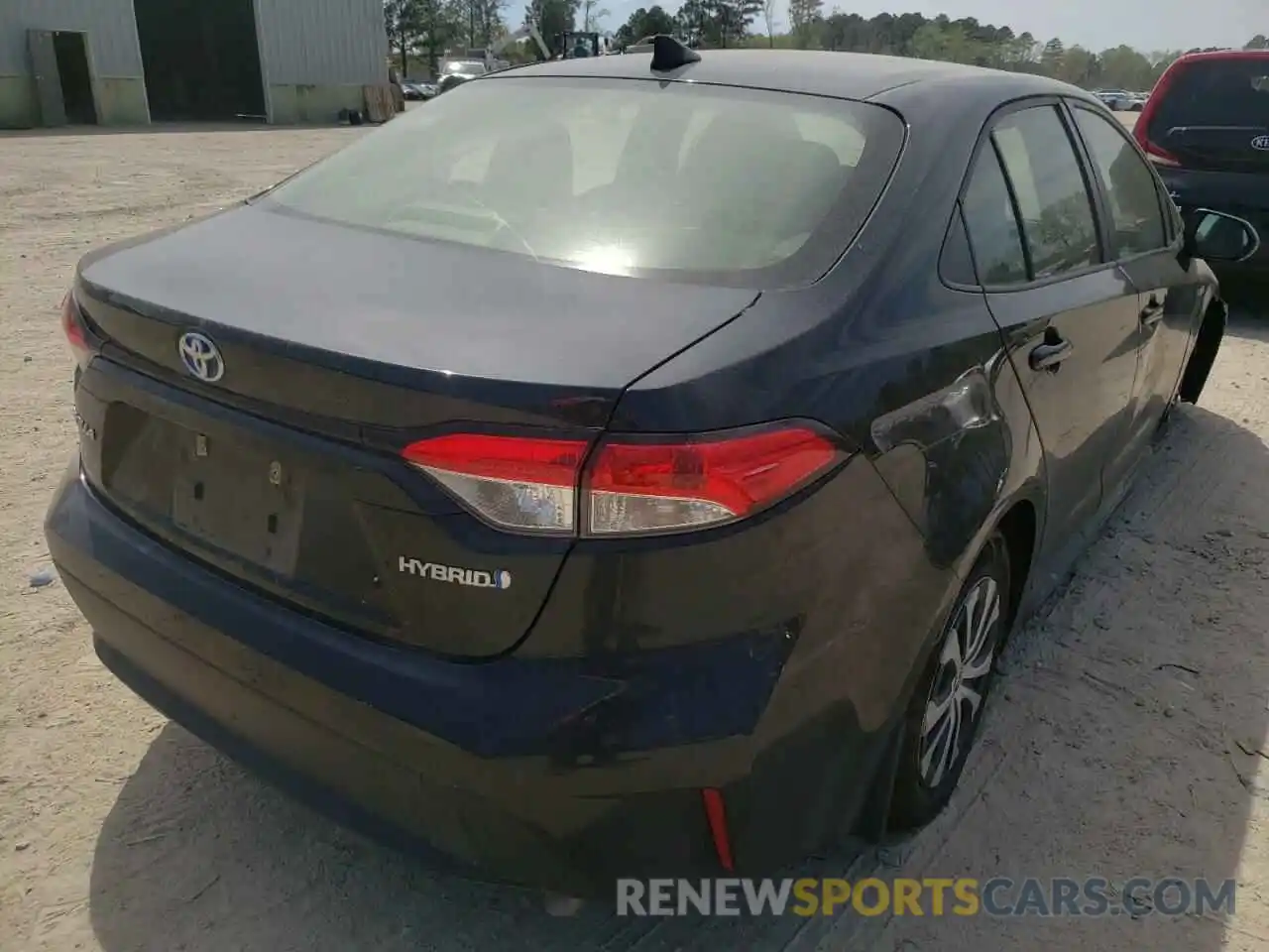 4 Photograph of a damaged car JTDEBRBE2LJ029821 TOYOTA COROLLA 2020