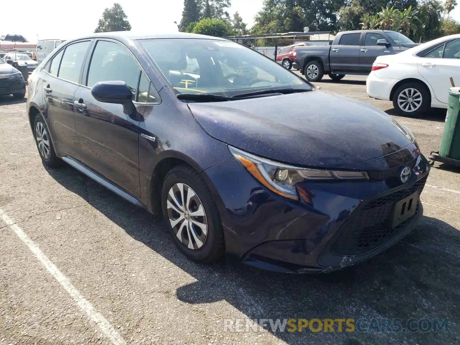 1 Photograph of a damaged car JTDEBRBE2LJ031035 TOYOTA COROLLA 2020