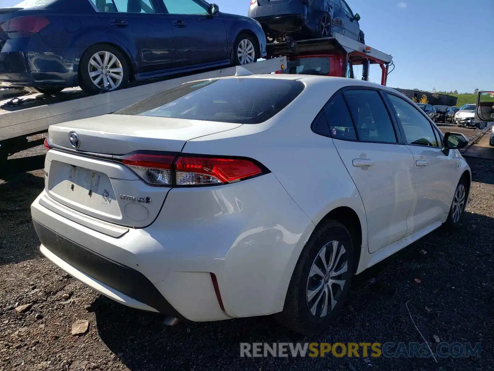 4 Photograph of a damaged car JTDEBRBE3LJ000845 TOYOTA COROLLA 2020