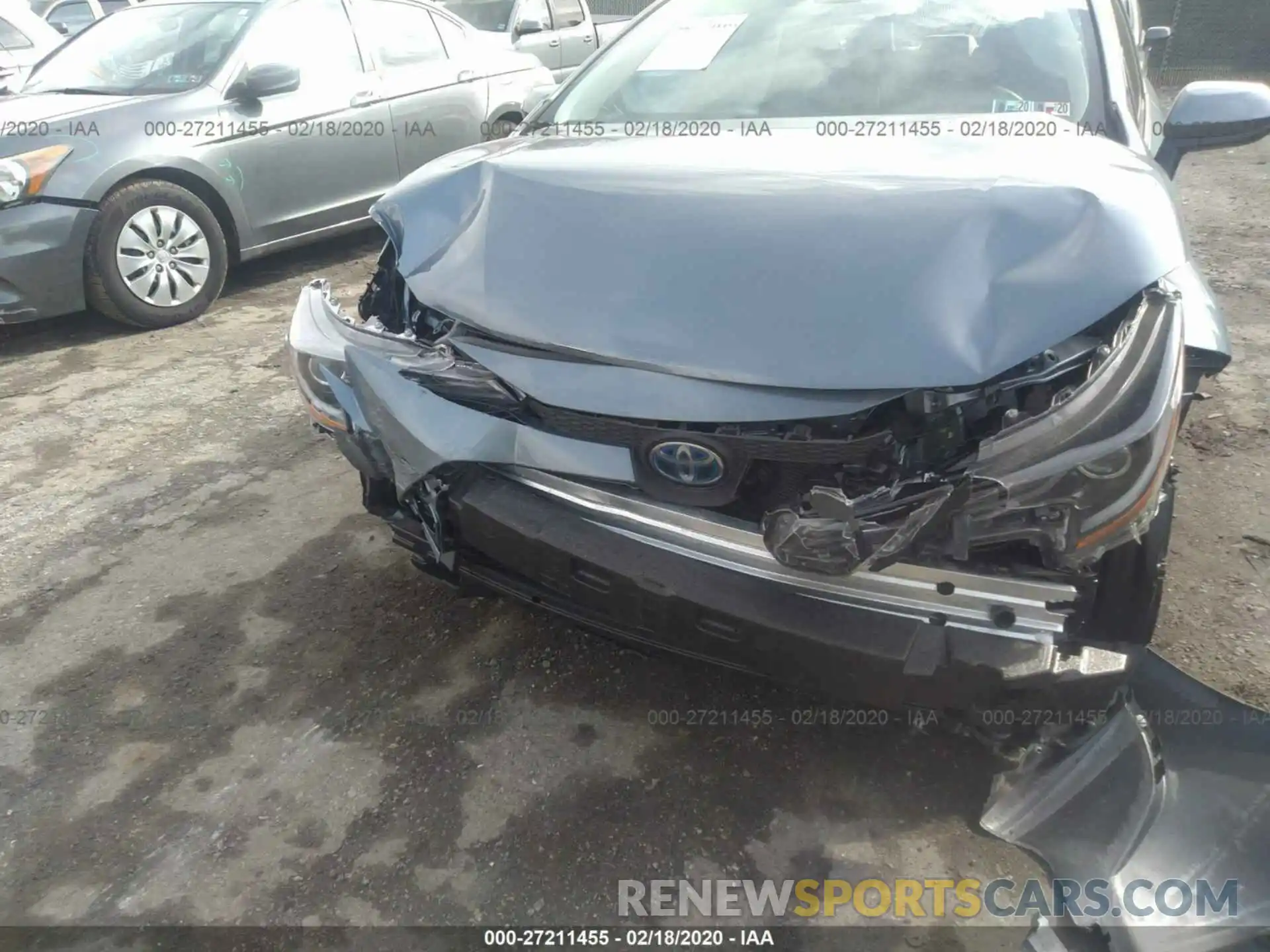 6 Photograph of a damaged car JTDEBRBE3LJ001297 TOYOTA COROLLA 2020