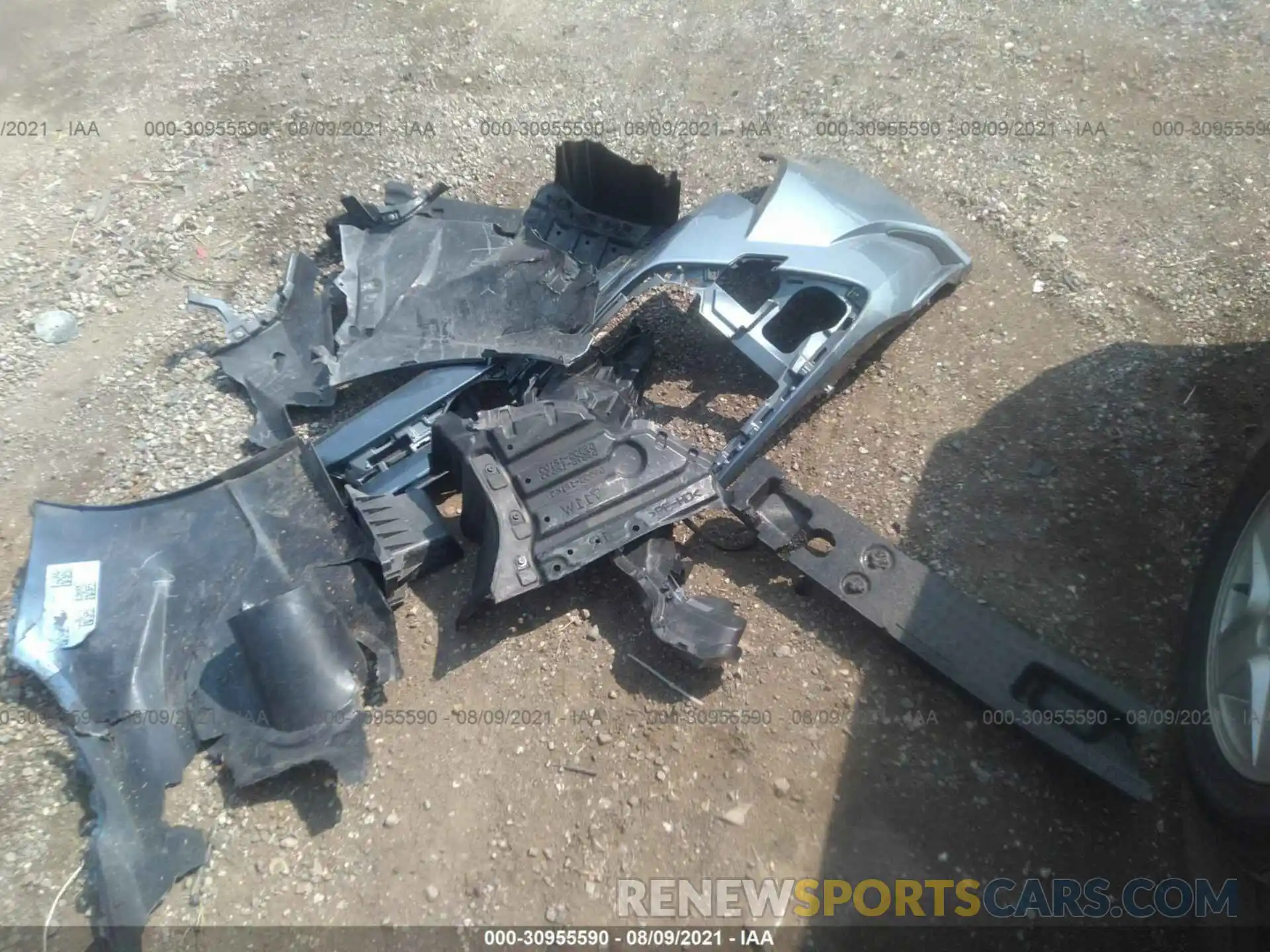 11 Photograph of a damaged car JTDEBRBE3LJ001381 TOYOTA COROLLA 2020