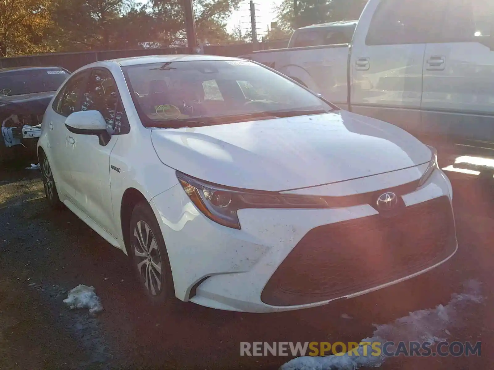 1 Photograph of a damaged car JTDEBRBE3LJ001476 TOYOTA COROLLA 2020