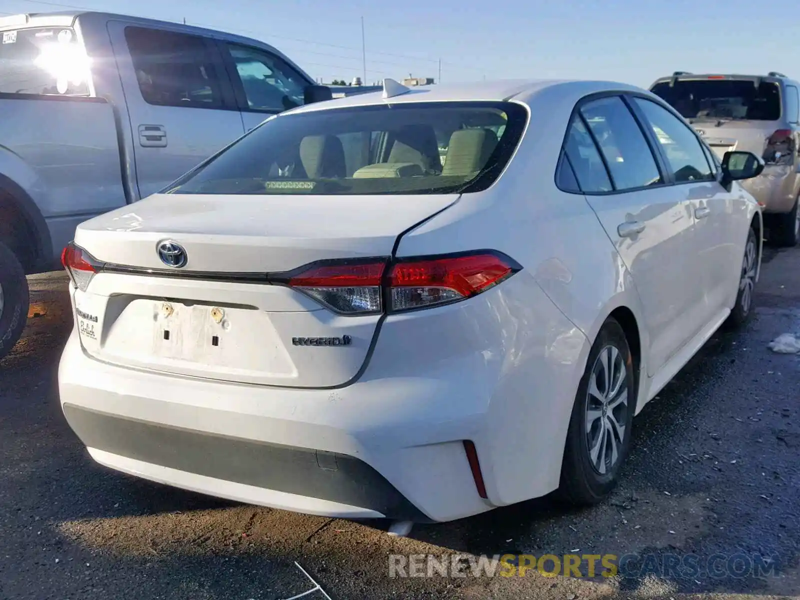 4 Photograph of a damaged car JTDEBRBE3LJ001476 TOYOTA COROLLA 2020