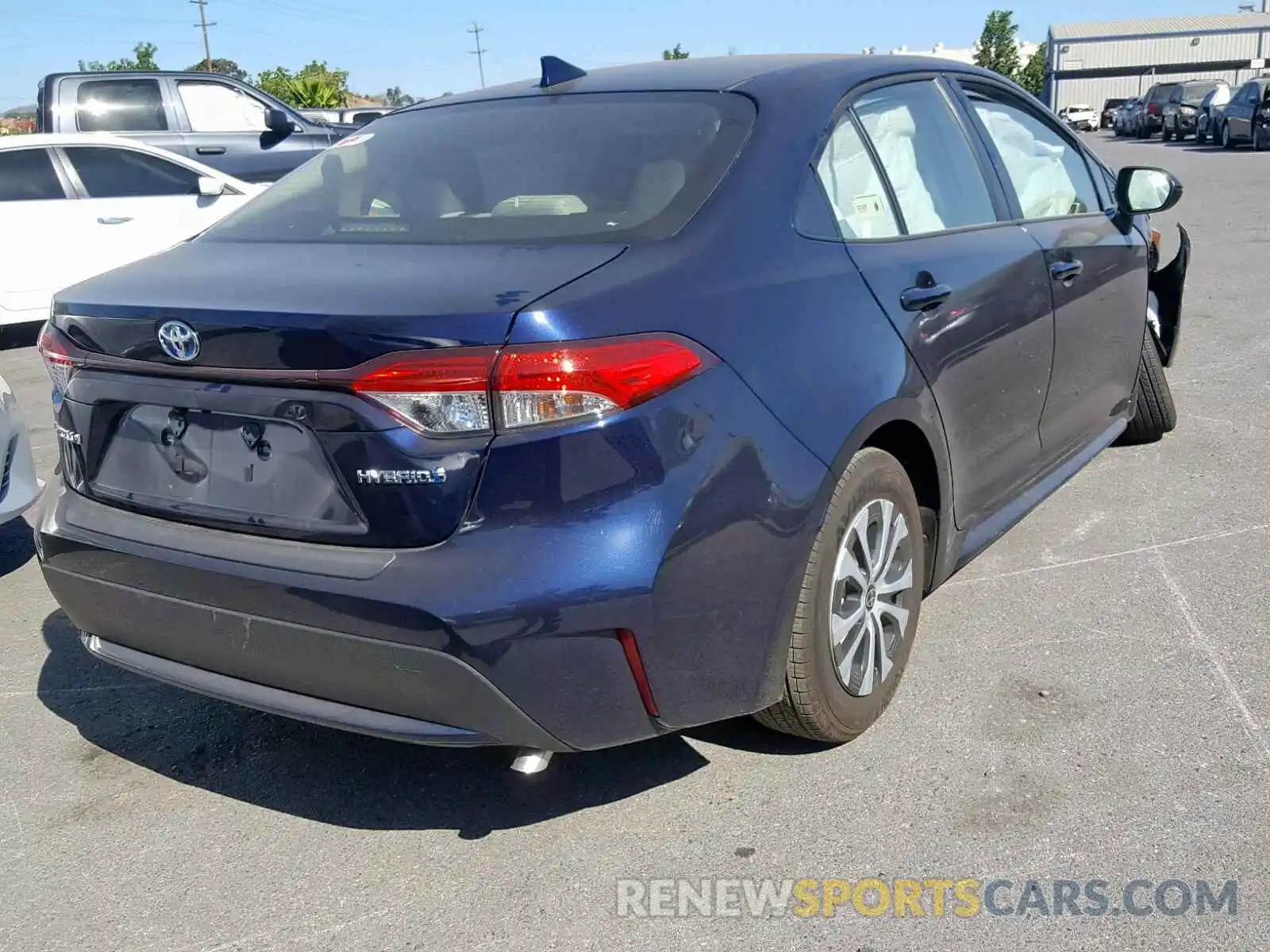 4 Photograph of a damaged car JTDEBRBE3LJ001820 TOYOTA COROLLA 2020