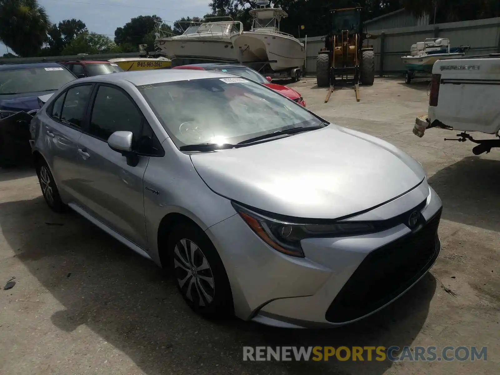 1 Photograph of a damaged car JTDEBRBE3LJ002790 TOYOTA COROLLA 2020