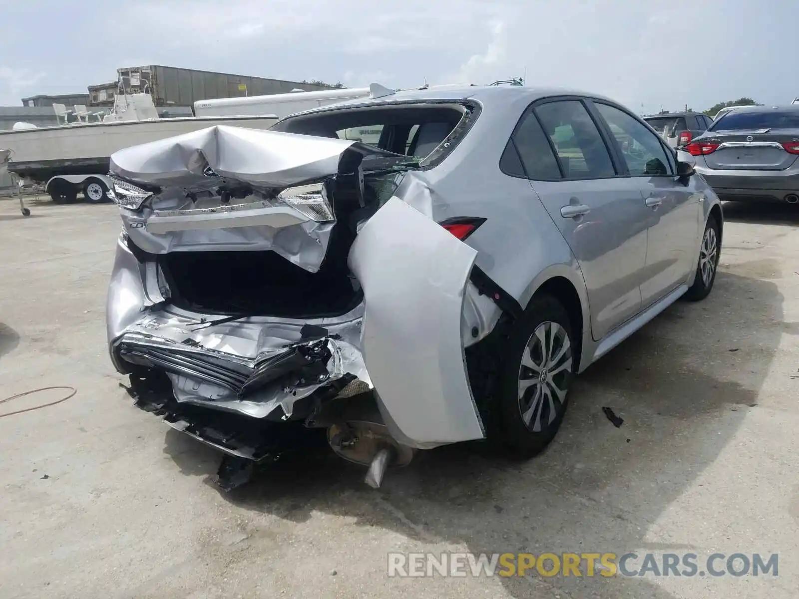 4 Photograph of a damaged car JTDEBRBE3LJ002790 TOYOTA COROLLA 2020