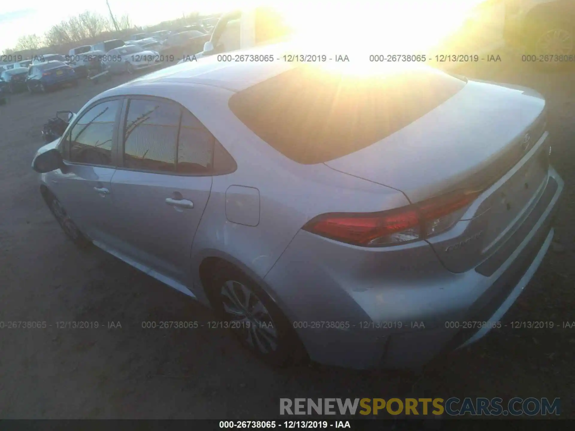 3 Photograph of a damaged car JTDEBRBE3LJ003471 TOYOTA COROLLA 2020