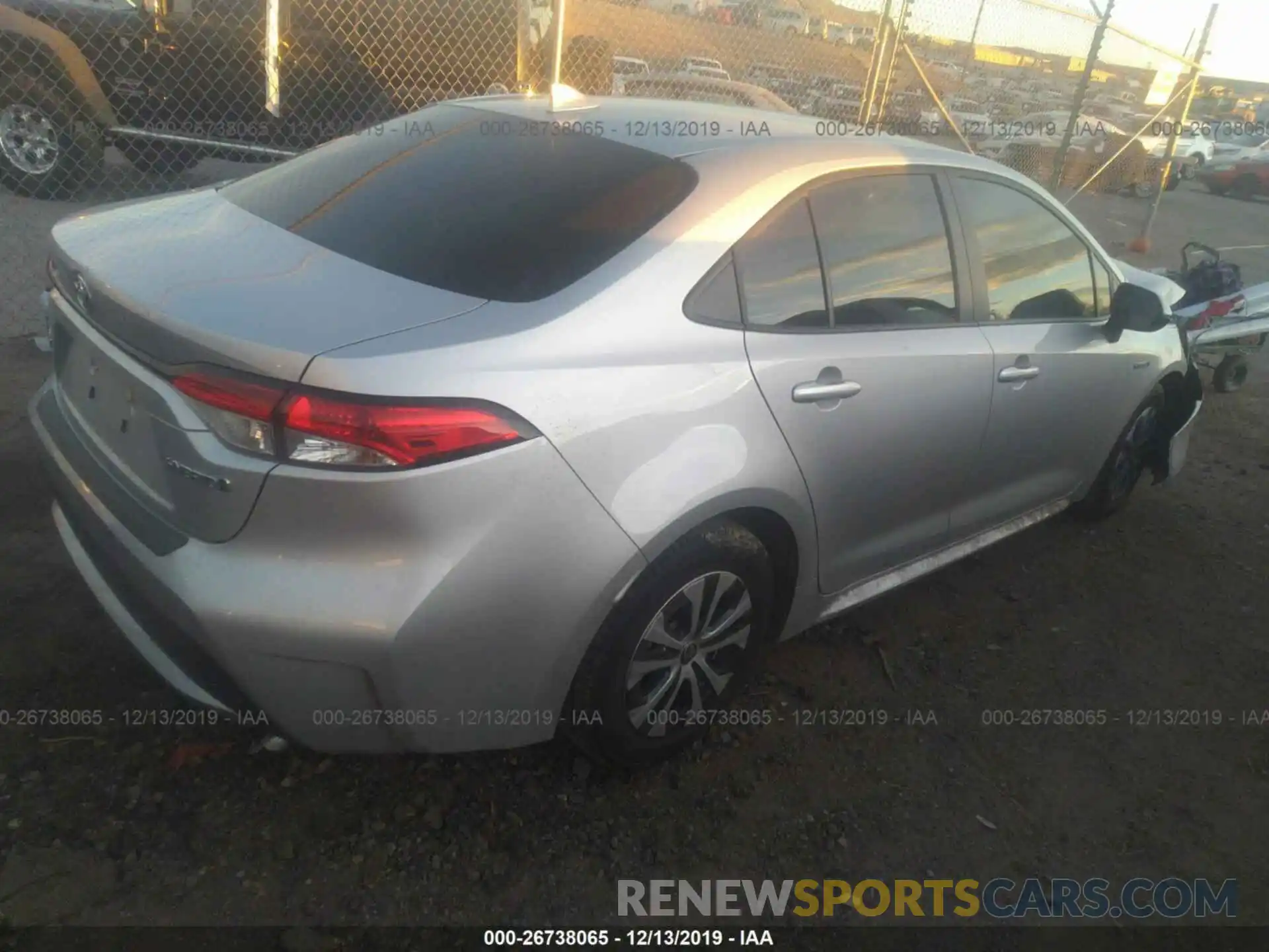 4 Photograph of a damaged car JTDEBRBE3LJ003471 TOYOTA COROLLA 2020