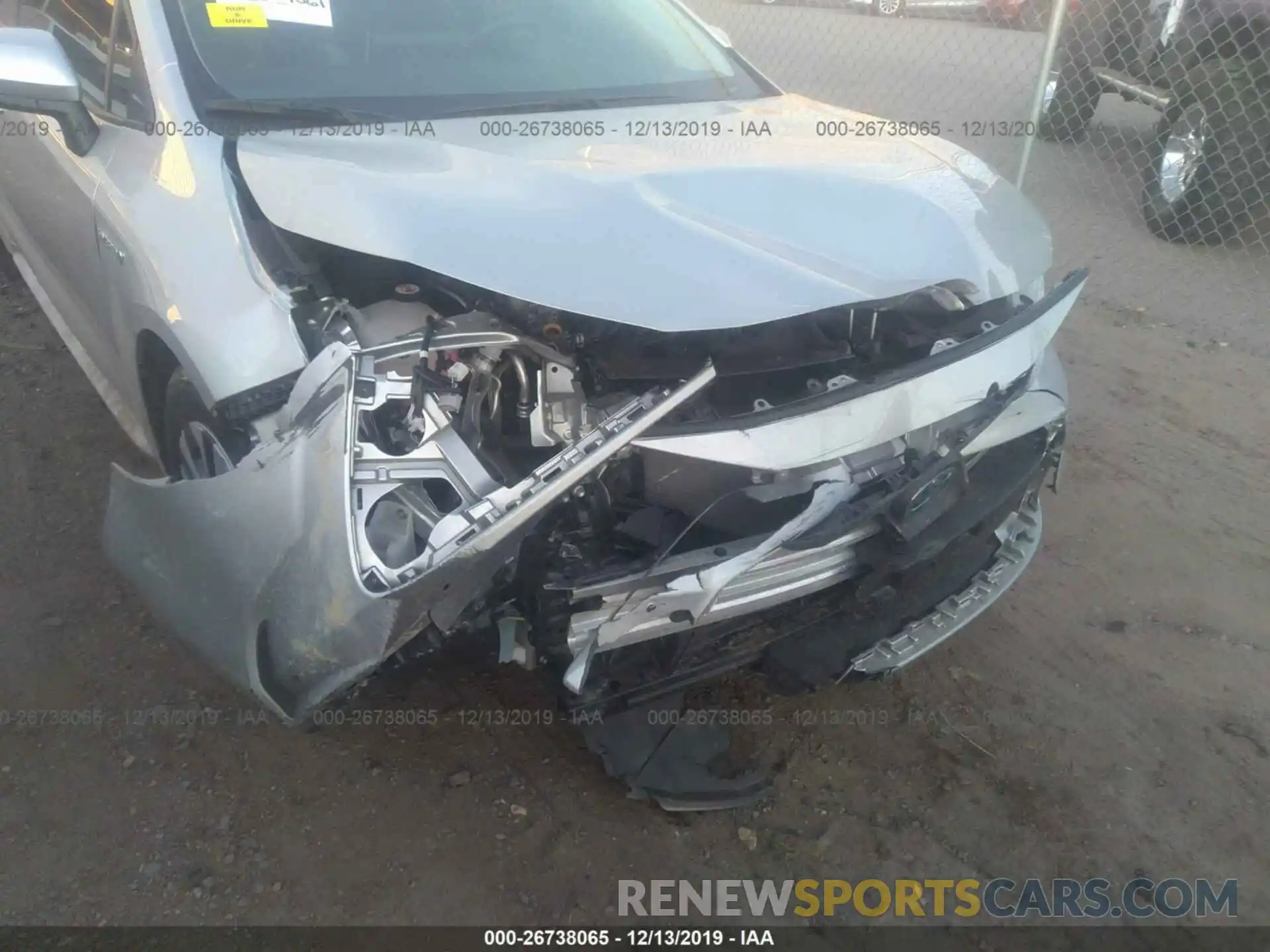 6 Photograph of a damaged car JTDEBRBE3LJ003471 TOYOTA COROLLA 2020