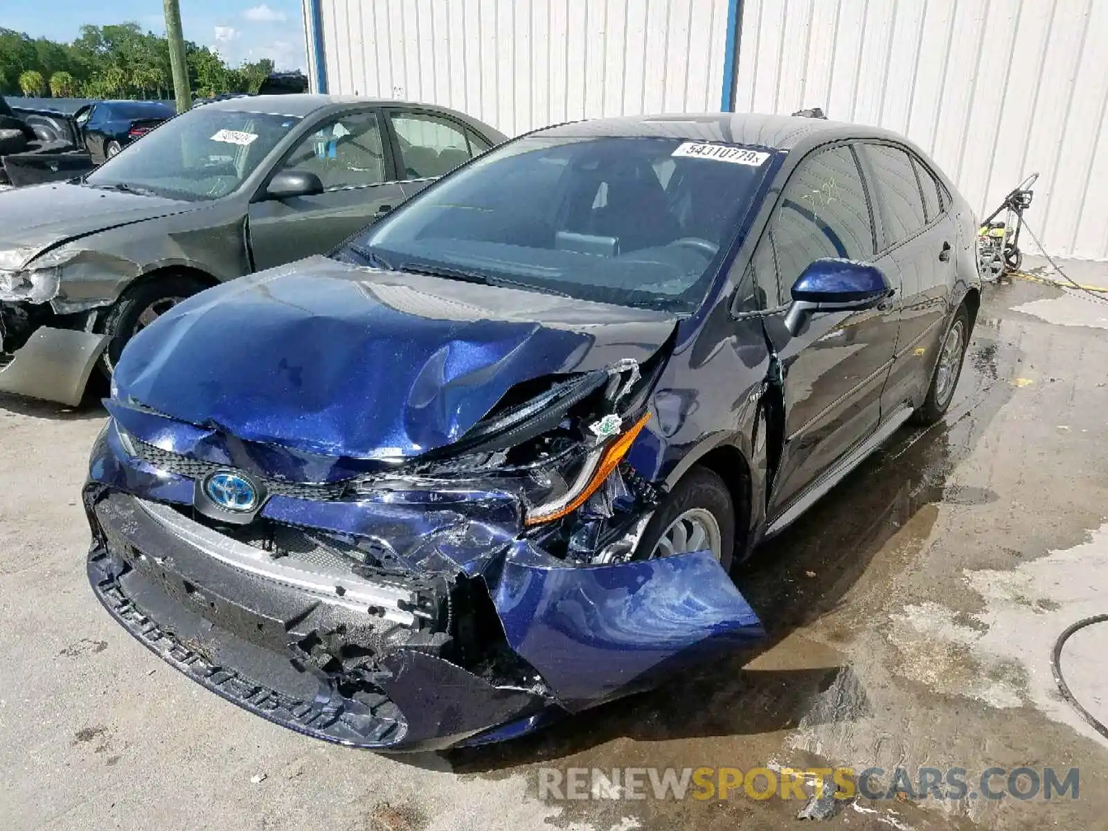 2 Photograph of a damaged car JTDEBRBE3LJ004409 TOYOTA COROLLA 2020