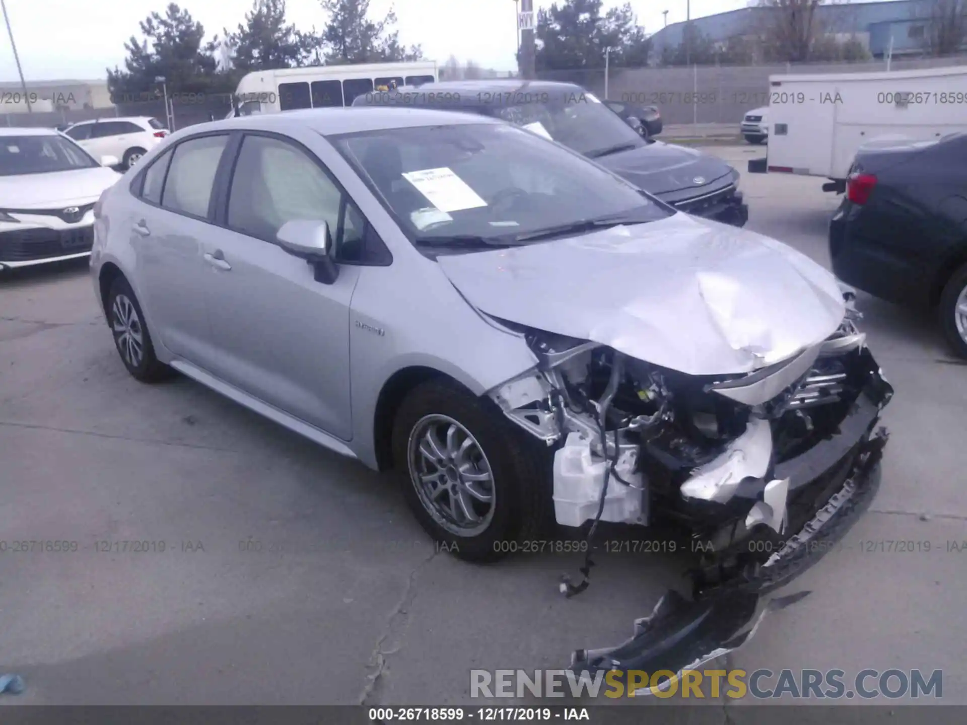 1 Photograph of a damaged car JTDEBRBE3LJ004541 TOYOTA COROLLA 2020