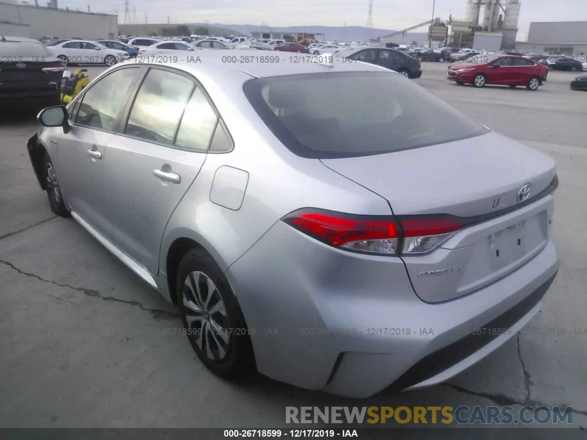 3 Photograph of a damaged car JTDEBRBE3LJ004541 TOYOTA COROLLA 2020