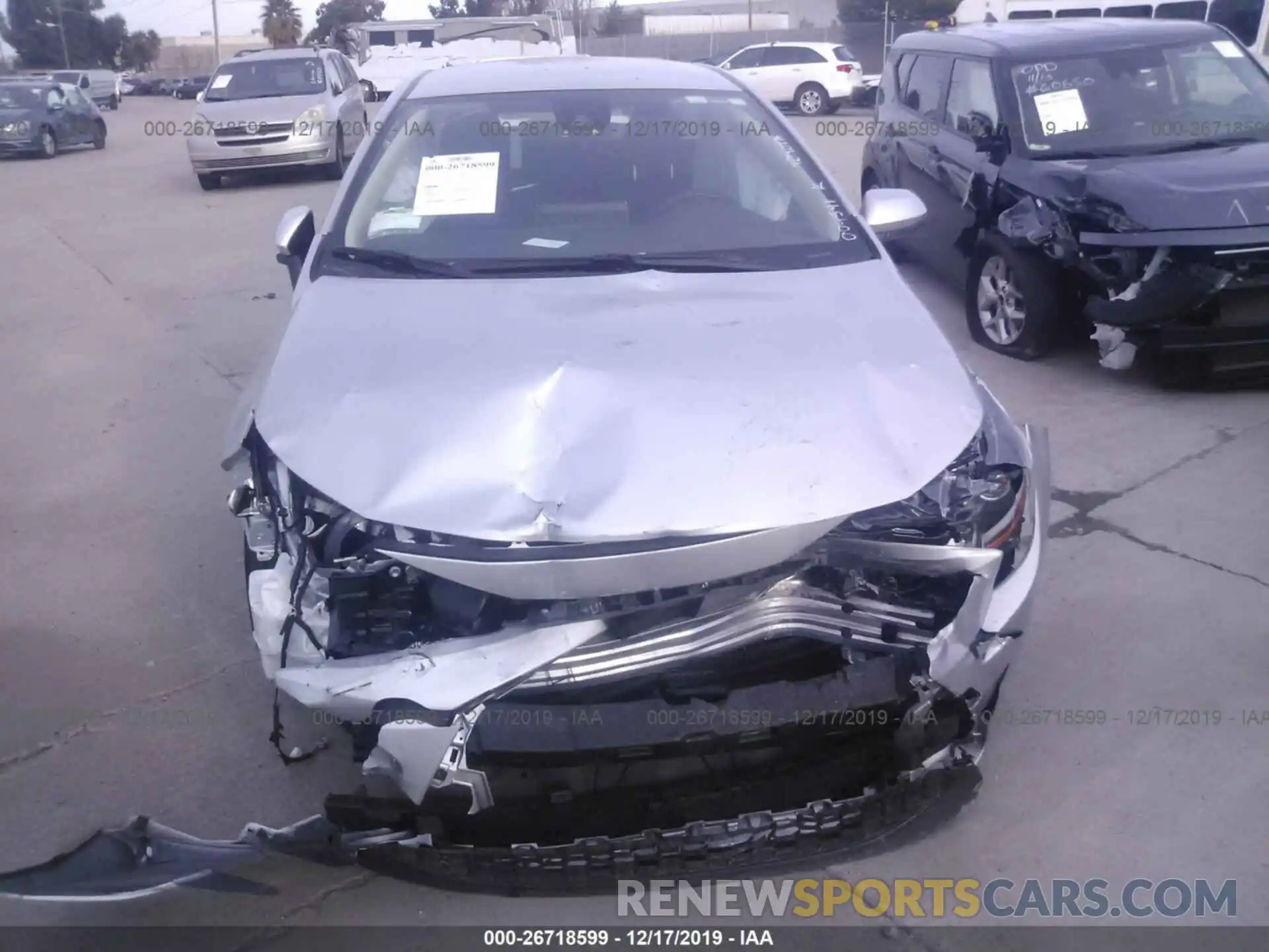 6 Photograph of a damaged car JTDEBRBE3LJ004541 TOYOTA COROLLA 2020