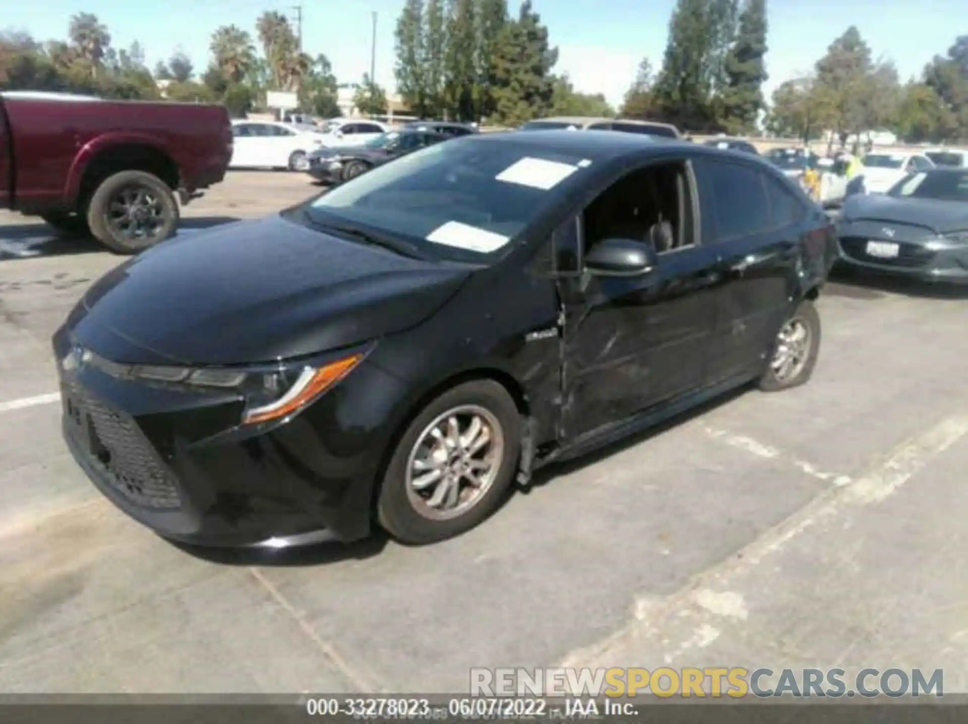 2 Photograph of a damaged car JTDEBRBE3LJ006189 TOYOTA COROLLA 2020