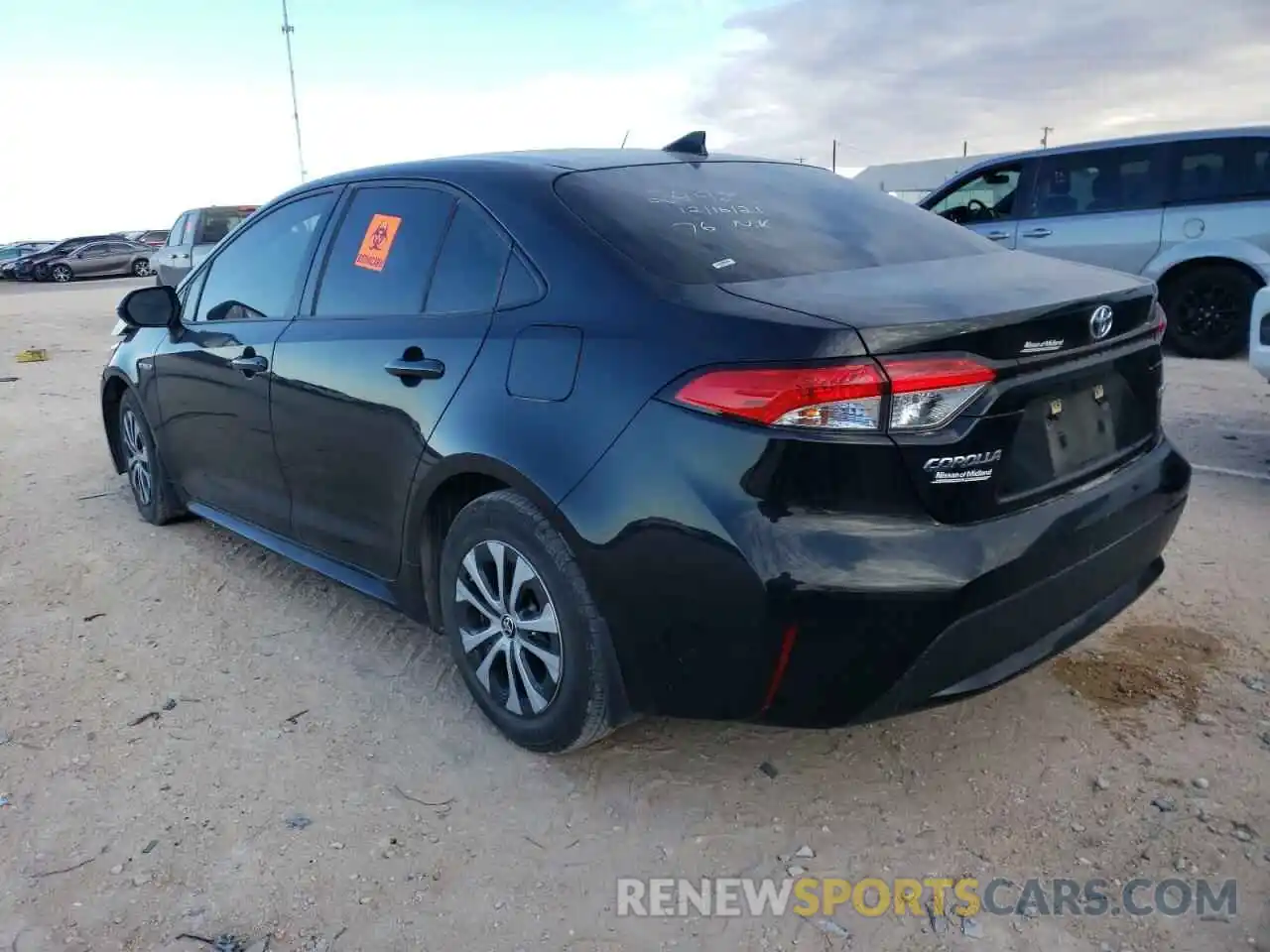 3 Photograph of a damaged car JTDEBRBE3LJ006659 TOYOTA COROLLA 2020