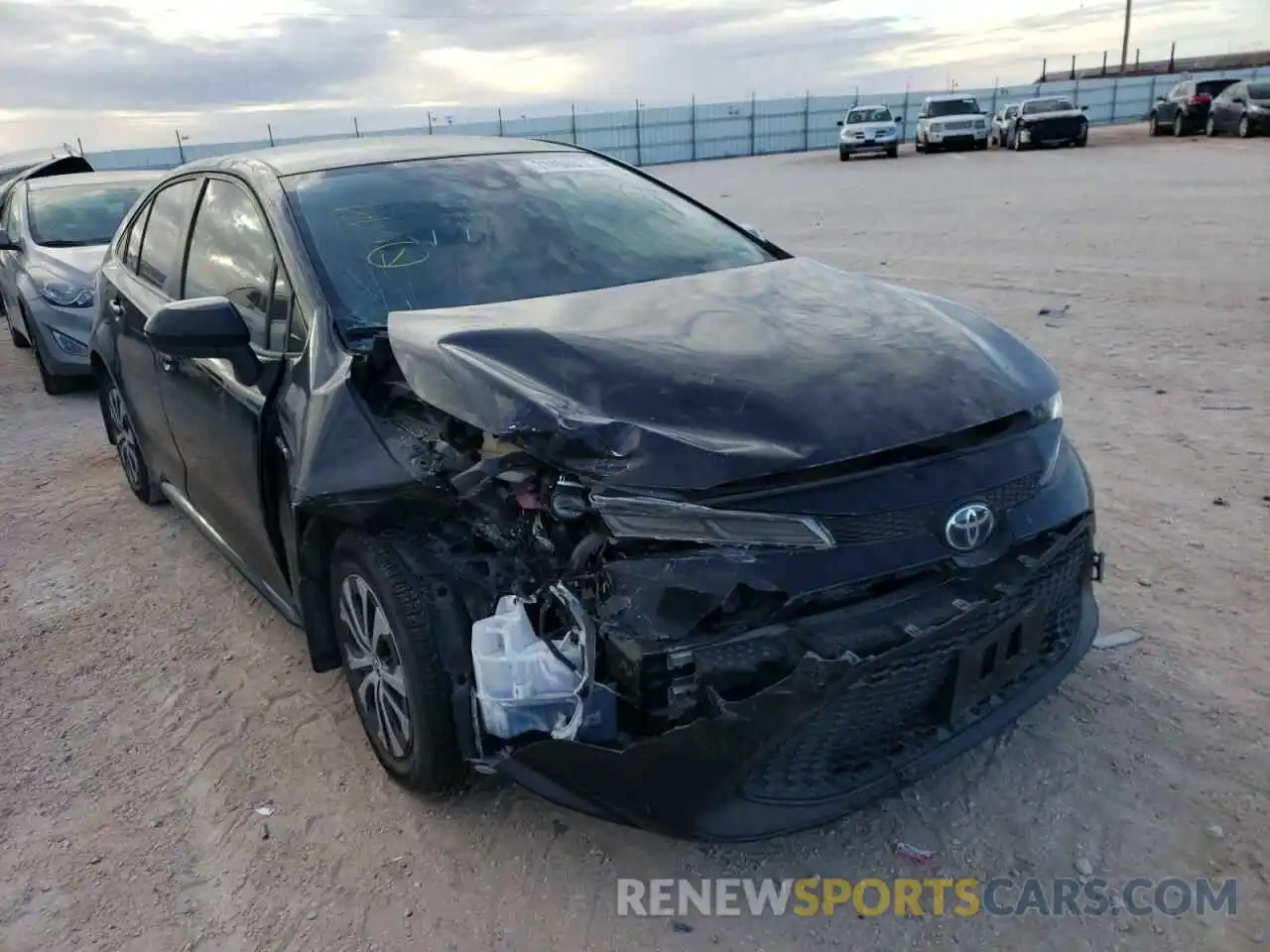 9 Photograph of a damaged car JTDEBRBE3LJ006659 TOYOTA COROLLA 2020