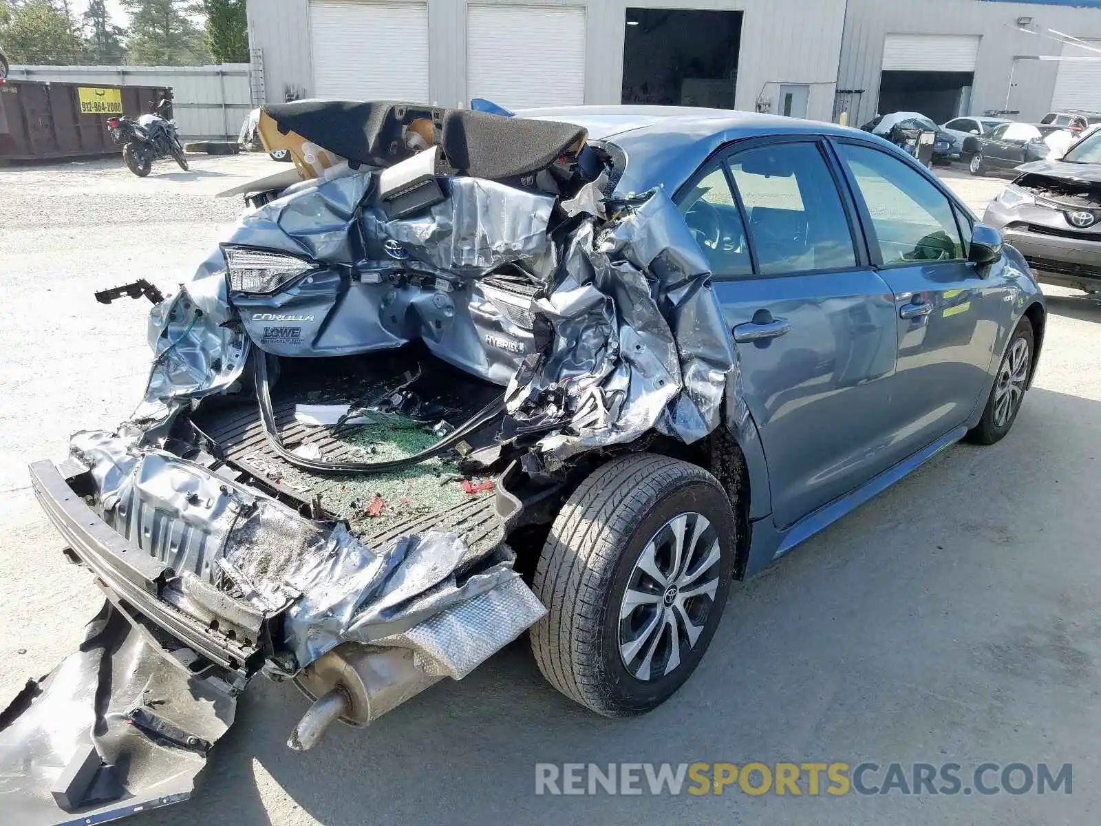 4 Photograph of a damaged car JTDEBRBE3LJ006760 TOYOTA COROLLA 2020