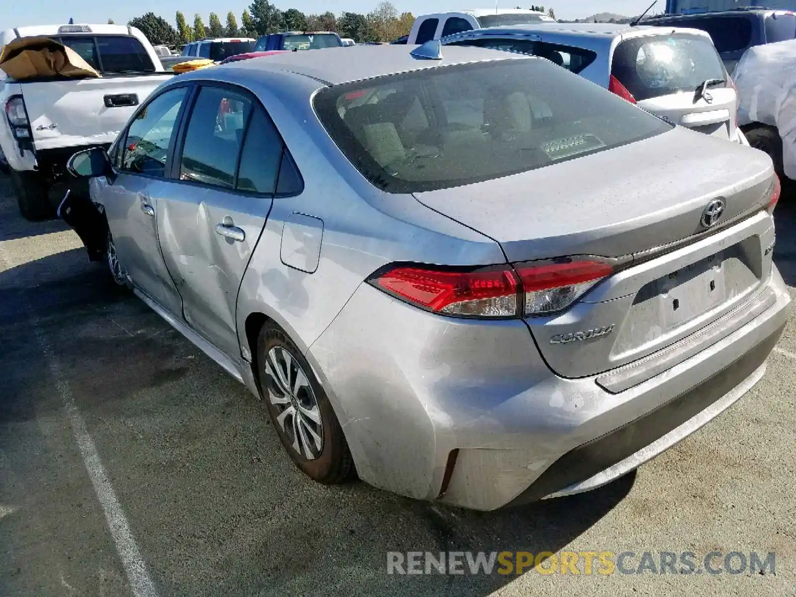 3 Photograph of a damaged car JTDEBRBE3LJ008766 TOYOTA COROLLA 2020