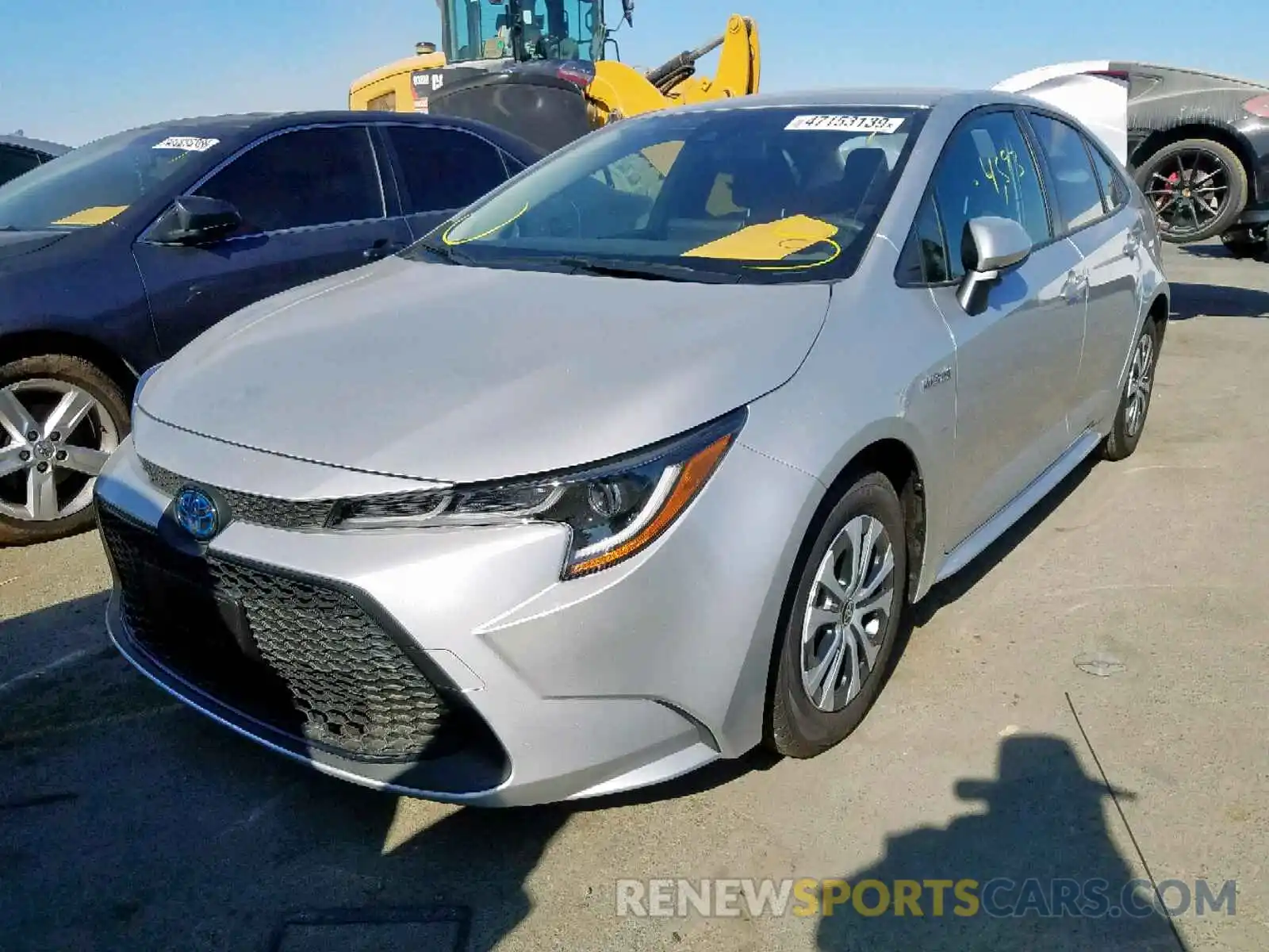 2 Photograph of a damaged car JTDEBRBE3LJ008959 TOYOTA COROLLA 2020