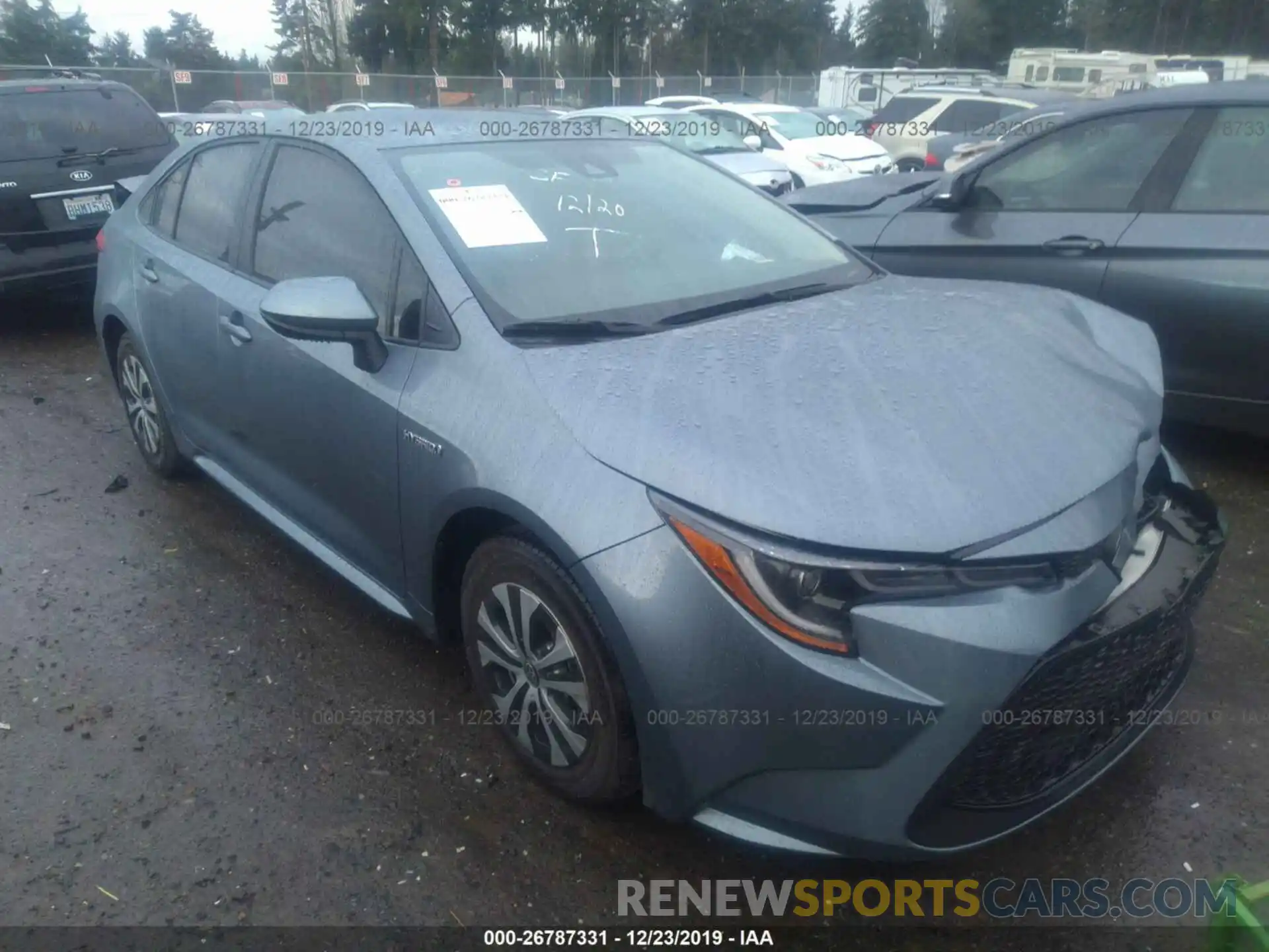 1 Photograph of a damaged car JTDEBRBE3LJ009013 TOYOTA COROLLA 2020