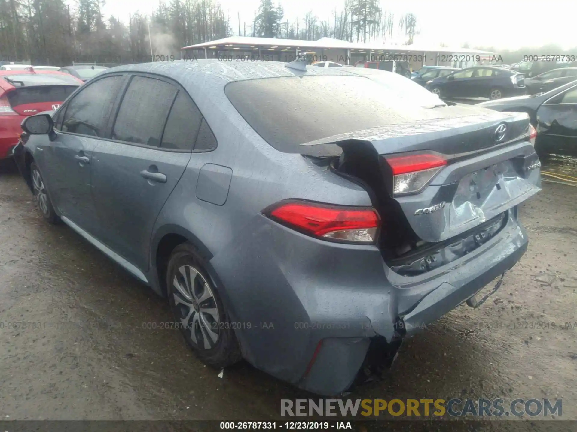 3 Photograph of a damaged car JTDEBRBE3LJ009013 TOYOTA COROLLA 2020