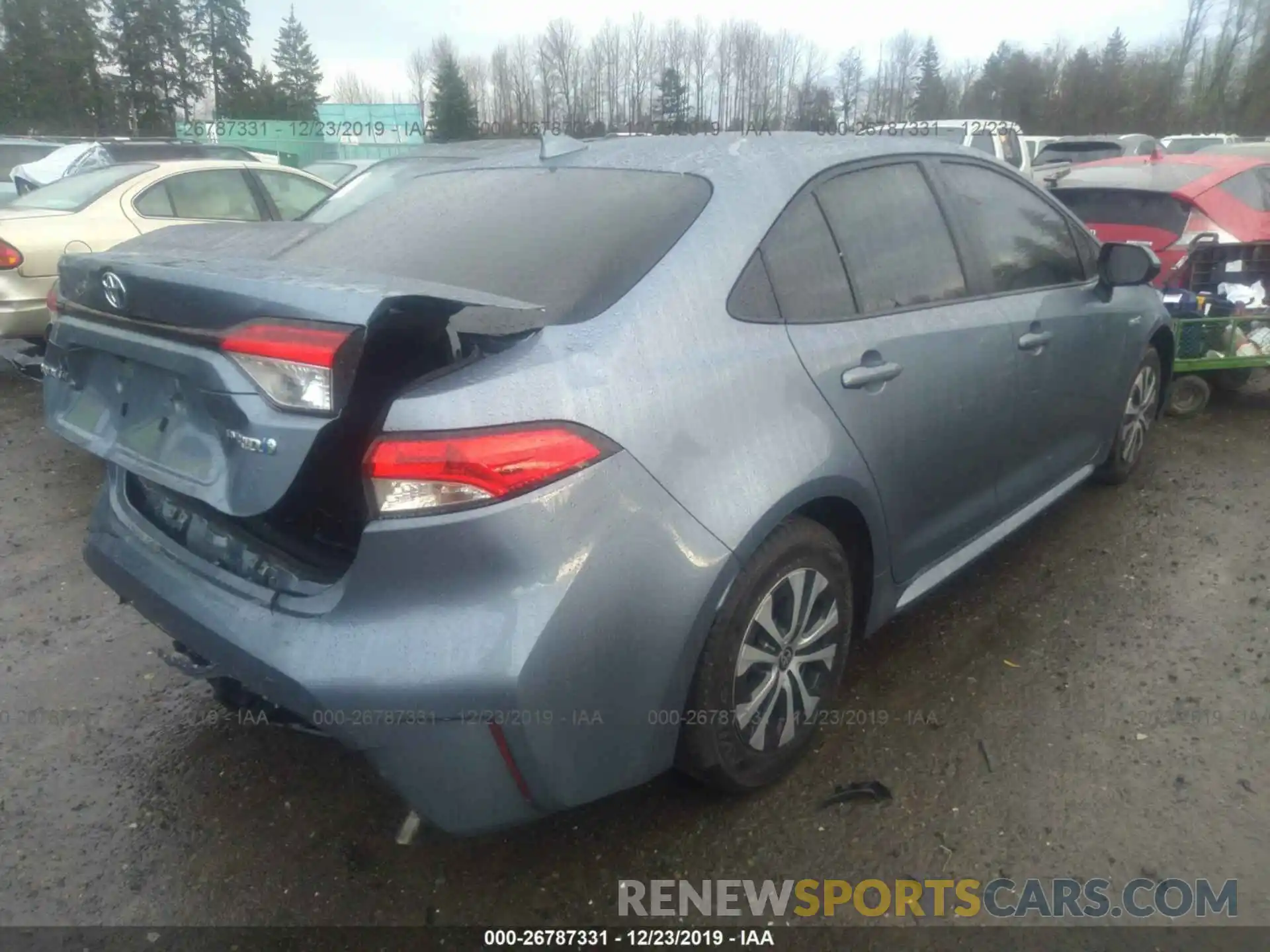 4 Photograph of a damaged car JTDEBRBE3LJ009013 TOYOTA COROLLA 2020