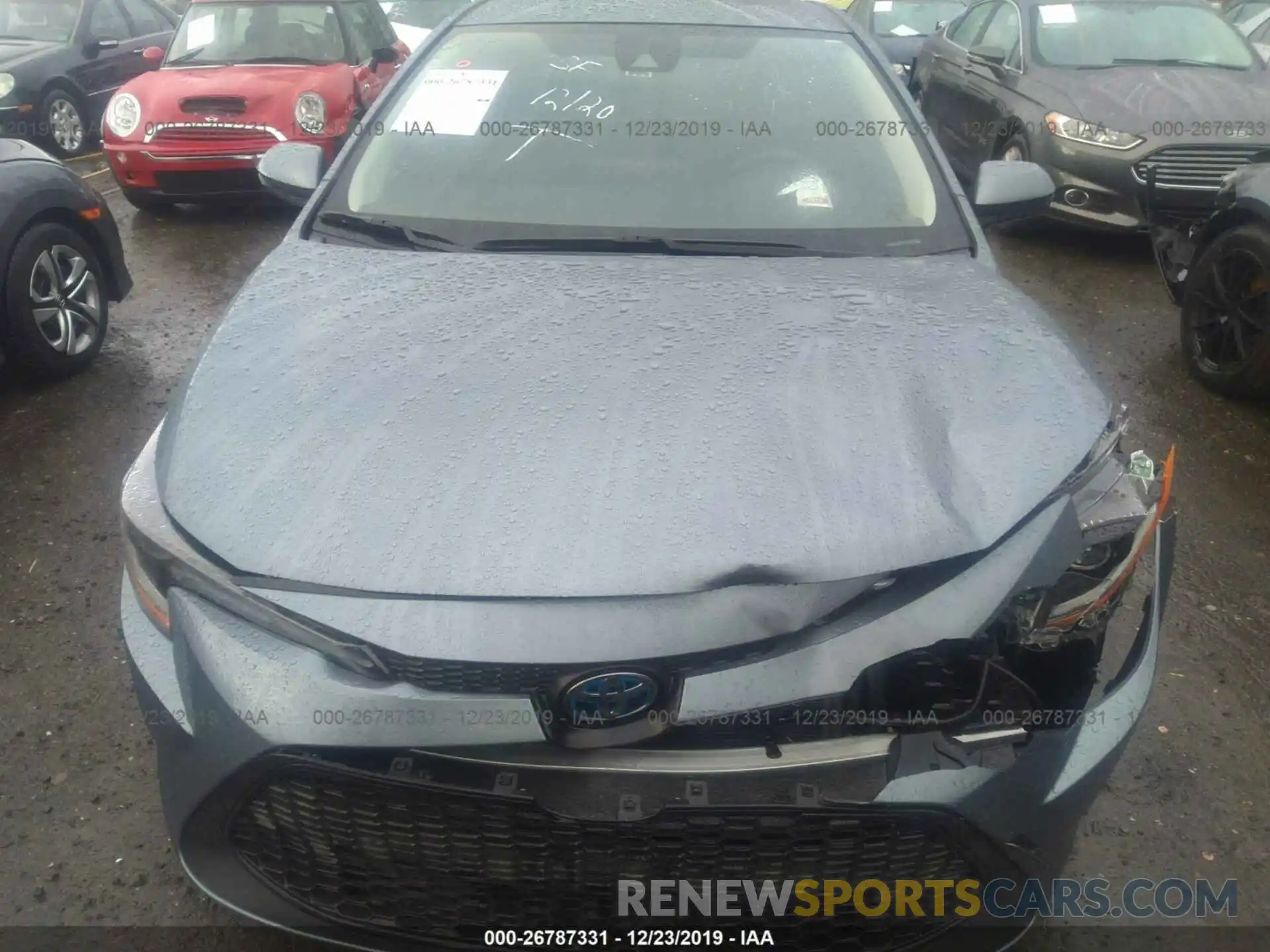 6 Photograph of a damaged car JTDEBRBE3LJ009013 TOYOTA COROLLA 2020