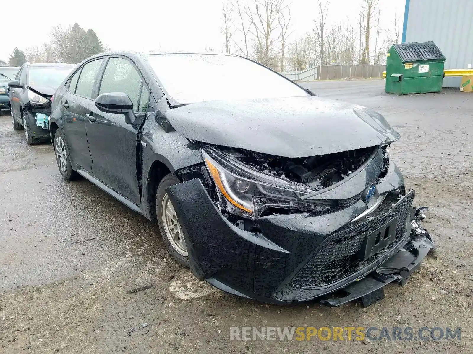 1 Photograph of a damaged car JTDEBRBE3LJ010307 TOYOTA COROLLA 2020