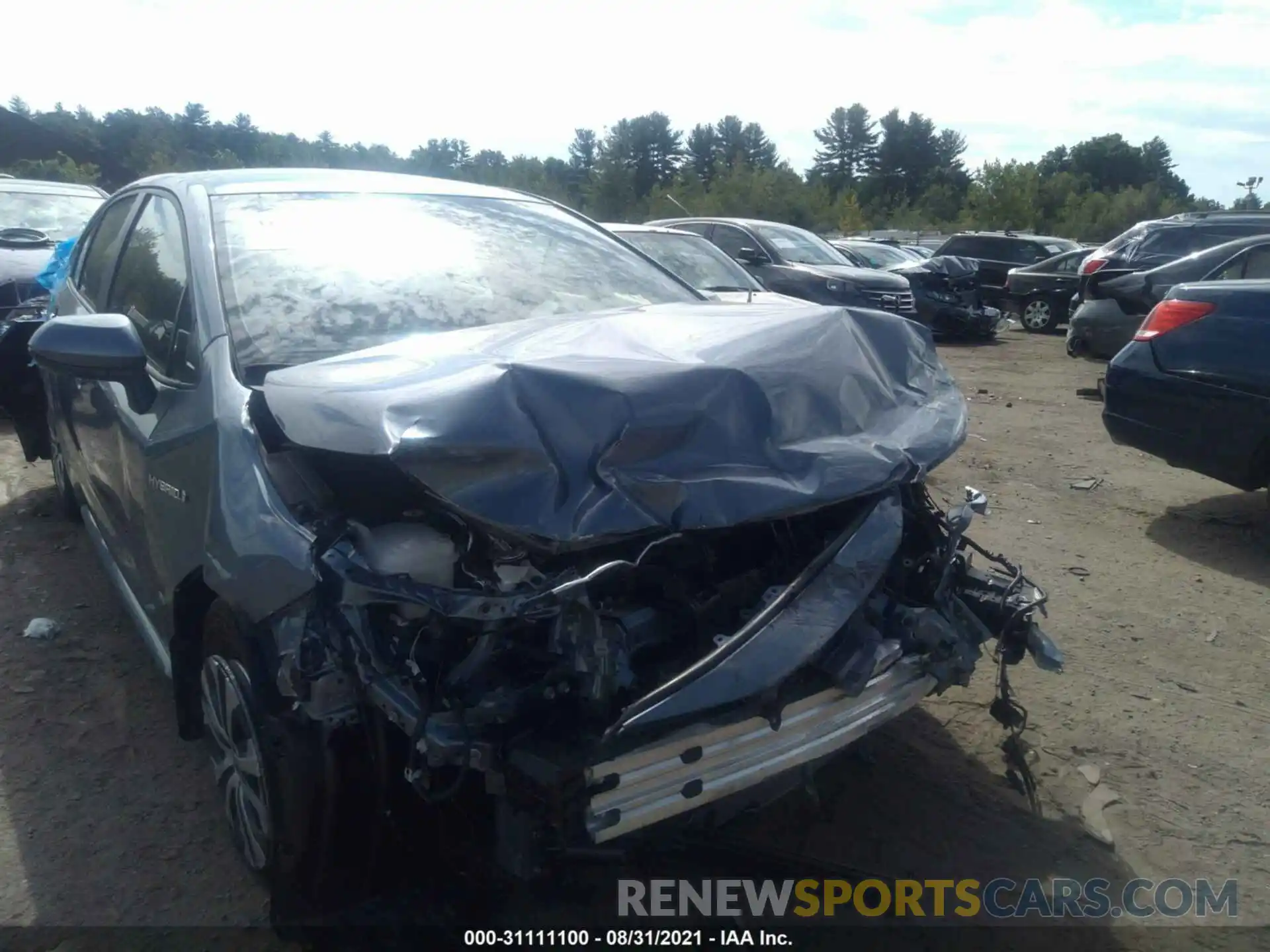 6 Photograph of a damaged car JTDEBRBE3LJ010758 TOYOTA COROLLA 2020