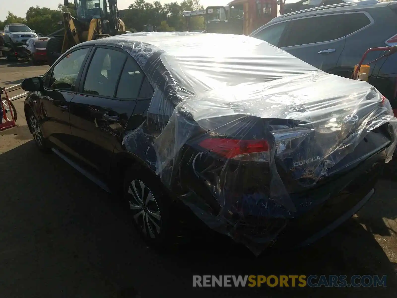 3 Photograph of a damaged car JTDEBRBE3LJ010923 TOYOTA COROLLA 2020