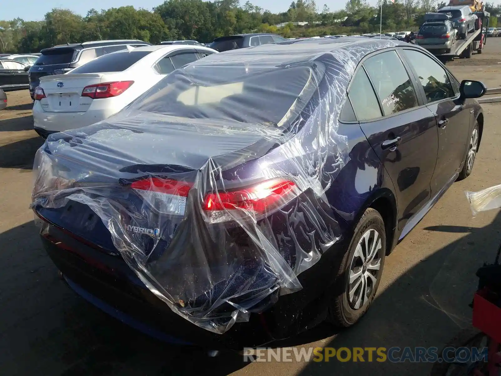 4 Photograph of a damaged car JTDEBRBE3LJ010923 TOYOTA COROLLA 2020