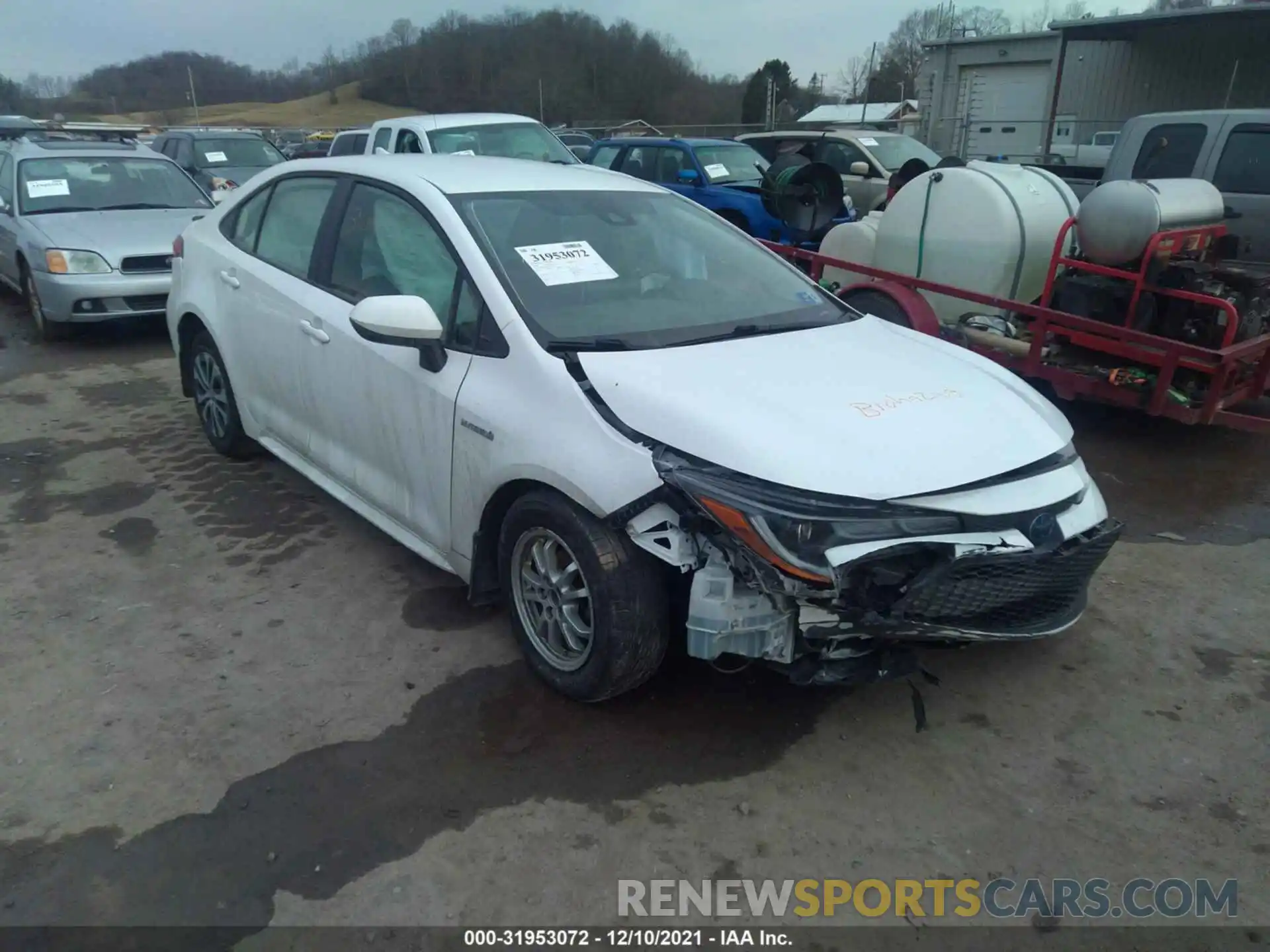 1 Photograph of a damaged car JTDEBRBE3LJ011795 TOYOTA COROLLA 2020