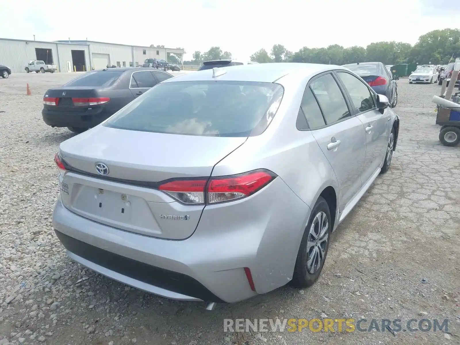 4 Photograph of a damaged car JTDEBRBE3LJ012185 TOYOTA COROLLA 2020