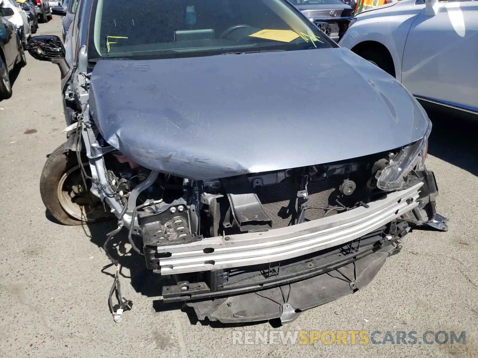 9 Photograph of a damaged car JTDEBRBE3LJ012252 TOYOTA COROLLA 2020