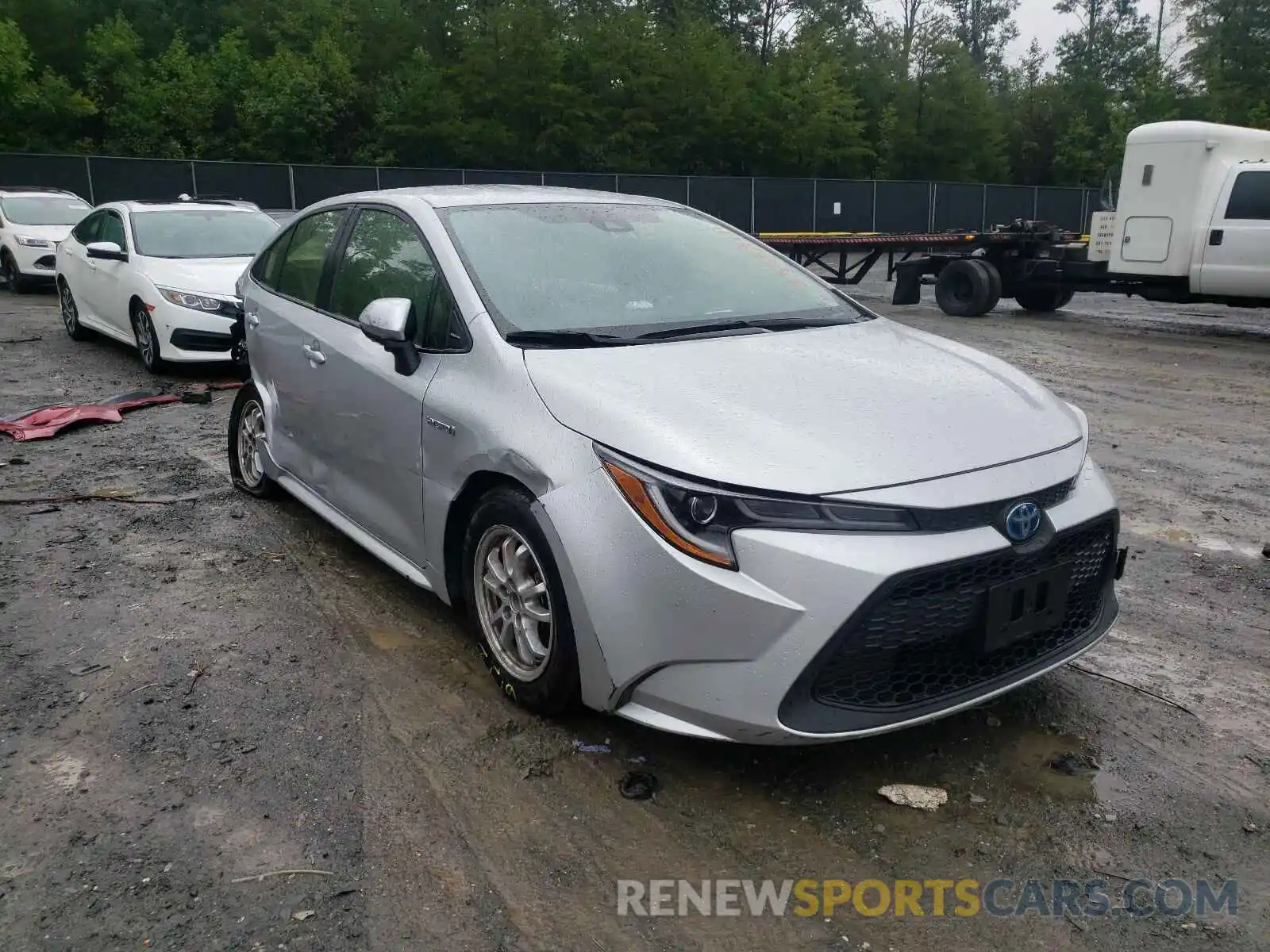 1 Photograph of a damaged car JTDEBRBE3LJ014132 TOYOTA COROLLA 2020