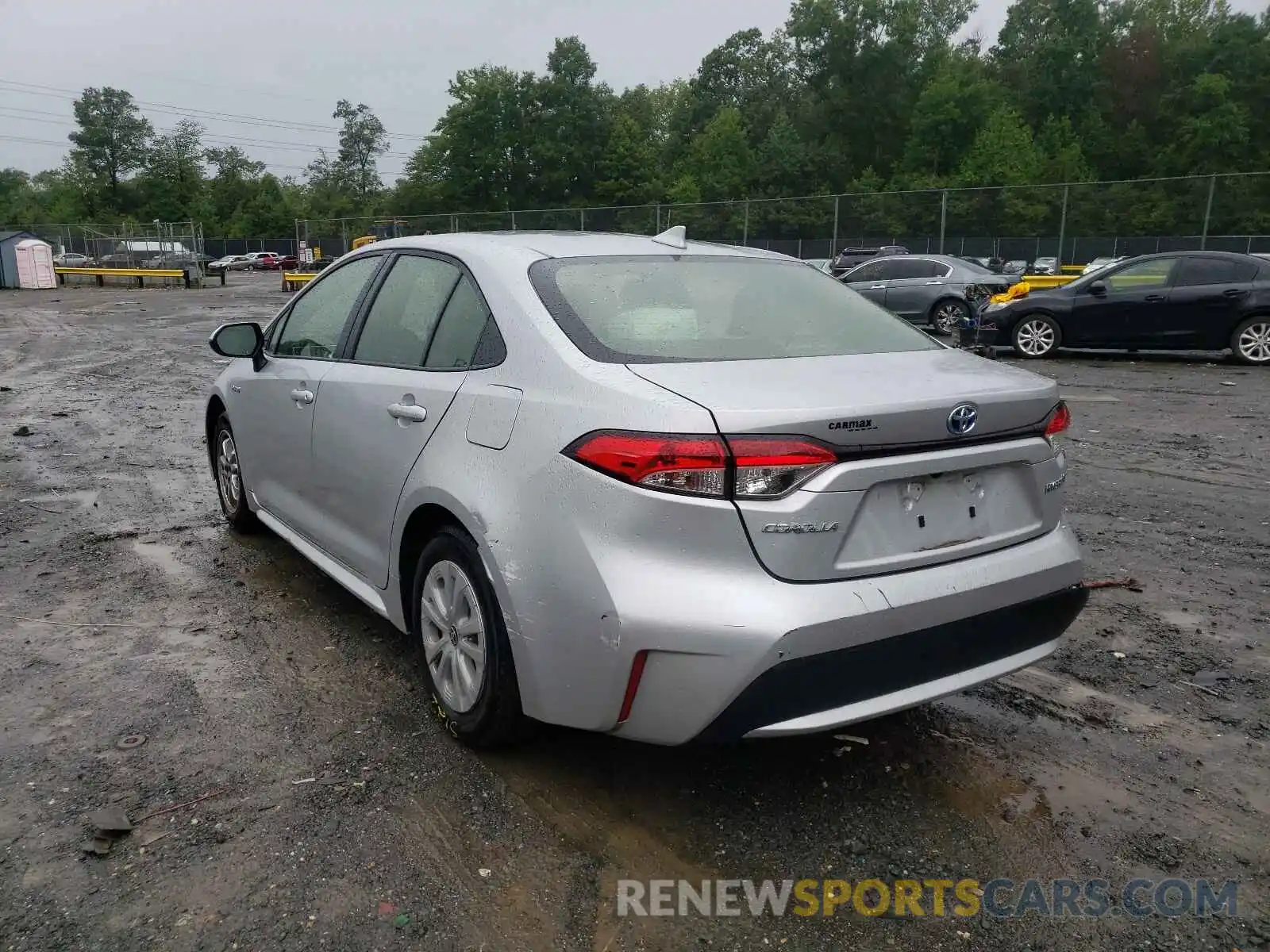 3 Photograph of a damaged car JTDEBRBE3LJ014132 TOYOTA COROLLA 2020