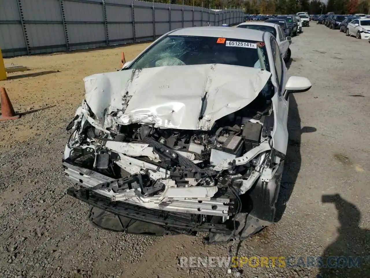 9 Photograph of a damaged car JTDEBRBE3LJ014440 TOYOTA COROLLA 2020