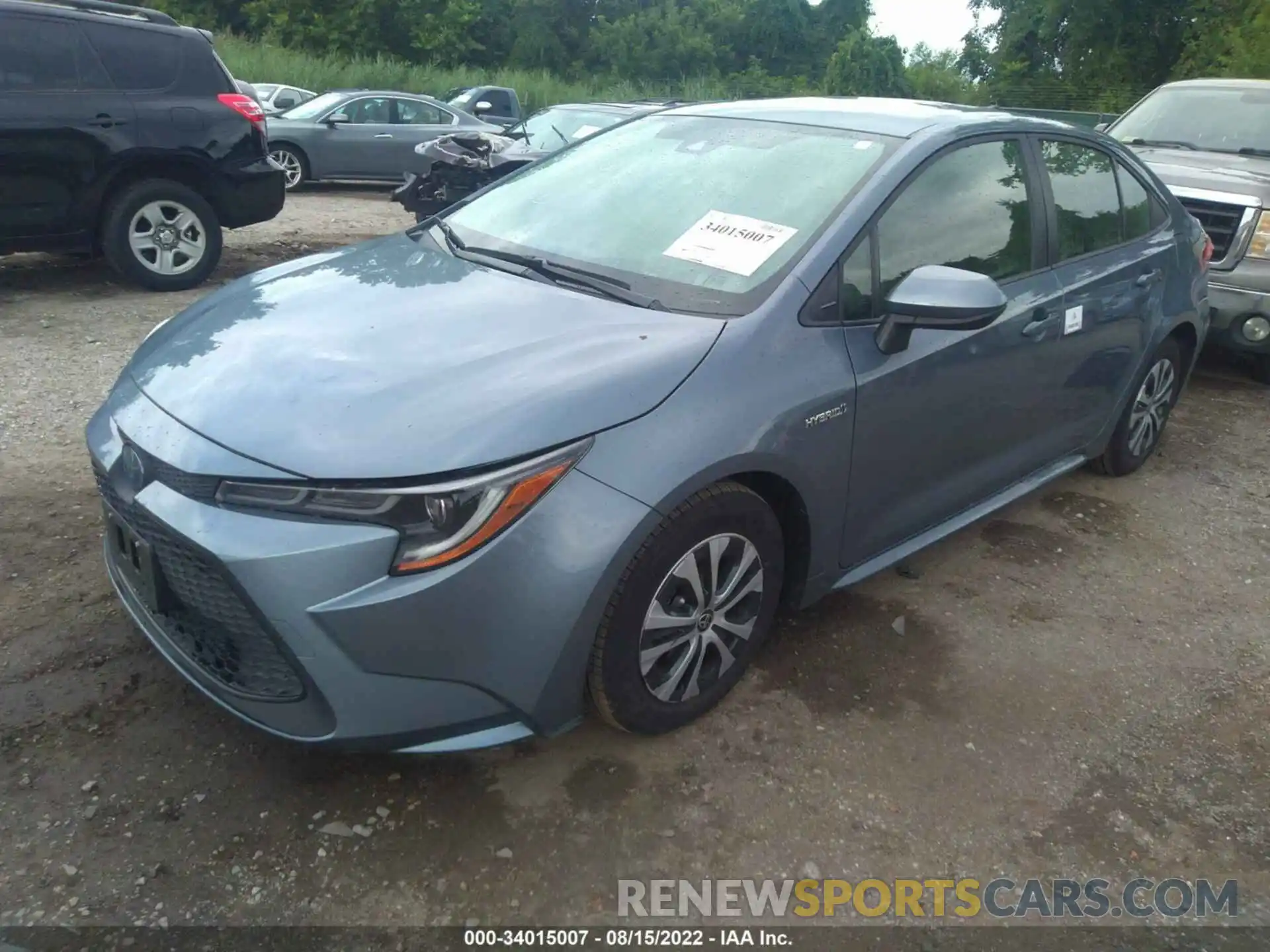 2 Photograph of a damaged car JTDEBRBE3LJ014907 TOYOTA COROLLA 2020