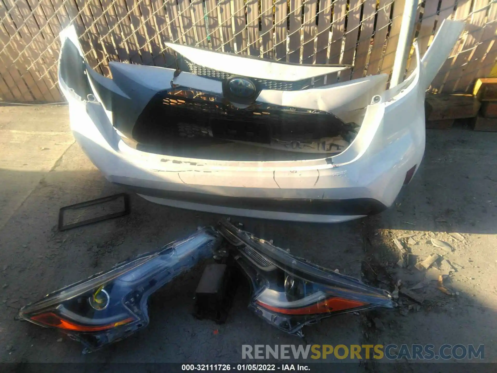 12 Photograph of a damaged car JTDEBRBE3LJ016298 TOYOTA COROLLA 2020