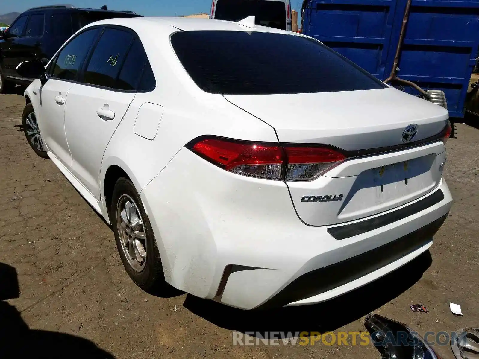 3 Photograph of a damaged car JTDEBRBE3LJ017919 TOYOTA COROLLA 2020