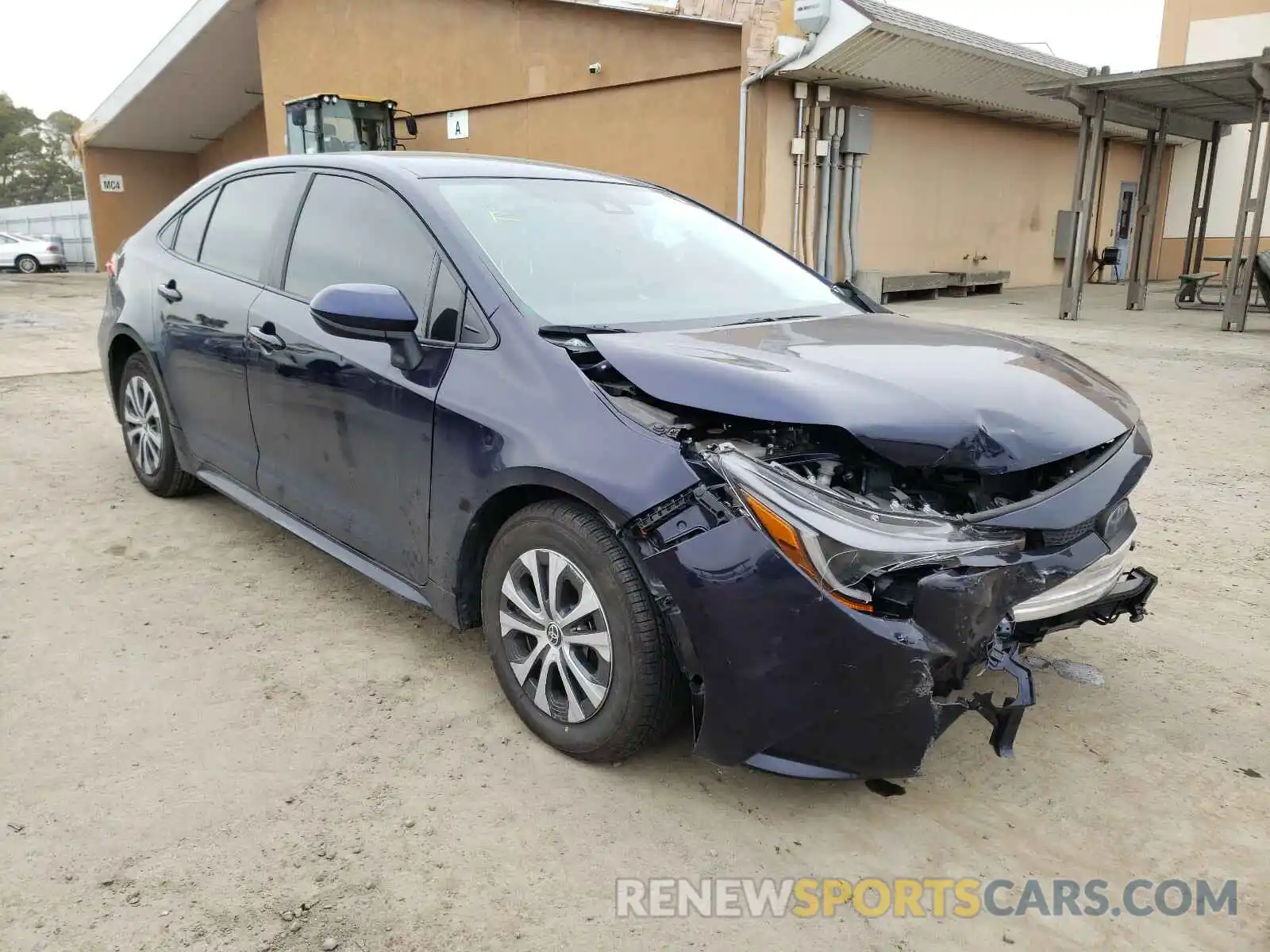 1 Photograph of a damaged car JTDEBRBE3LJ018200 TOYOTA COROLLA 2020