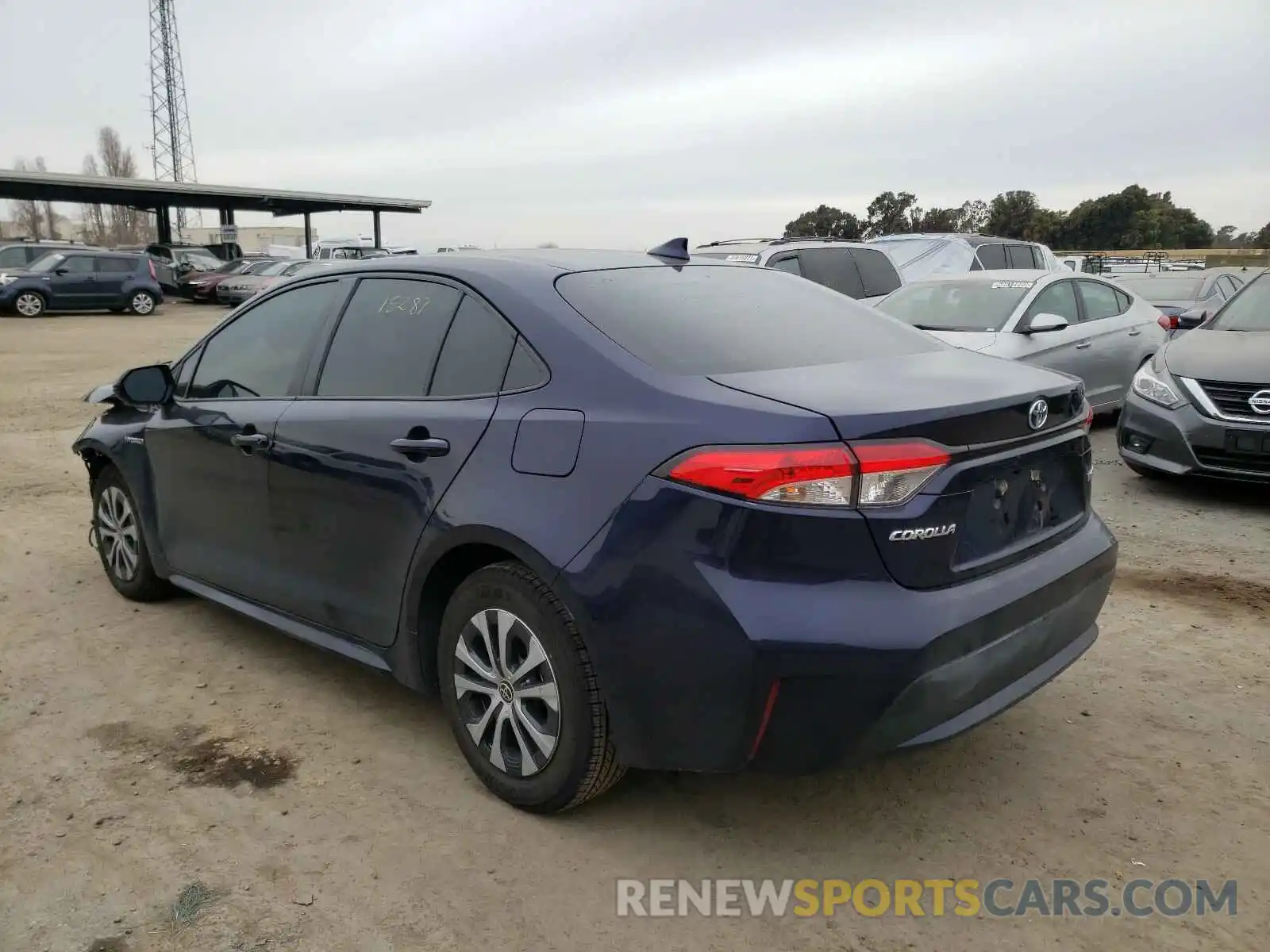 3 Photograph of a damaged car JTDEBRBE3LJ018200 TOYOTA COROLLA 2020